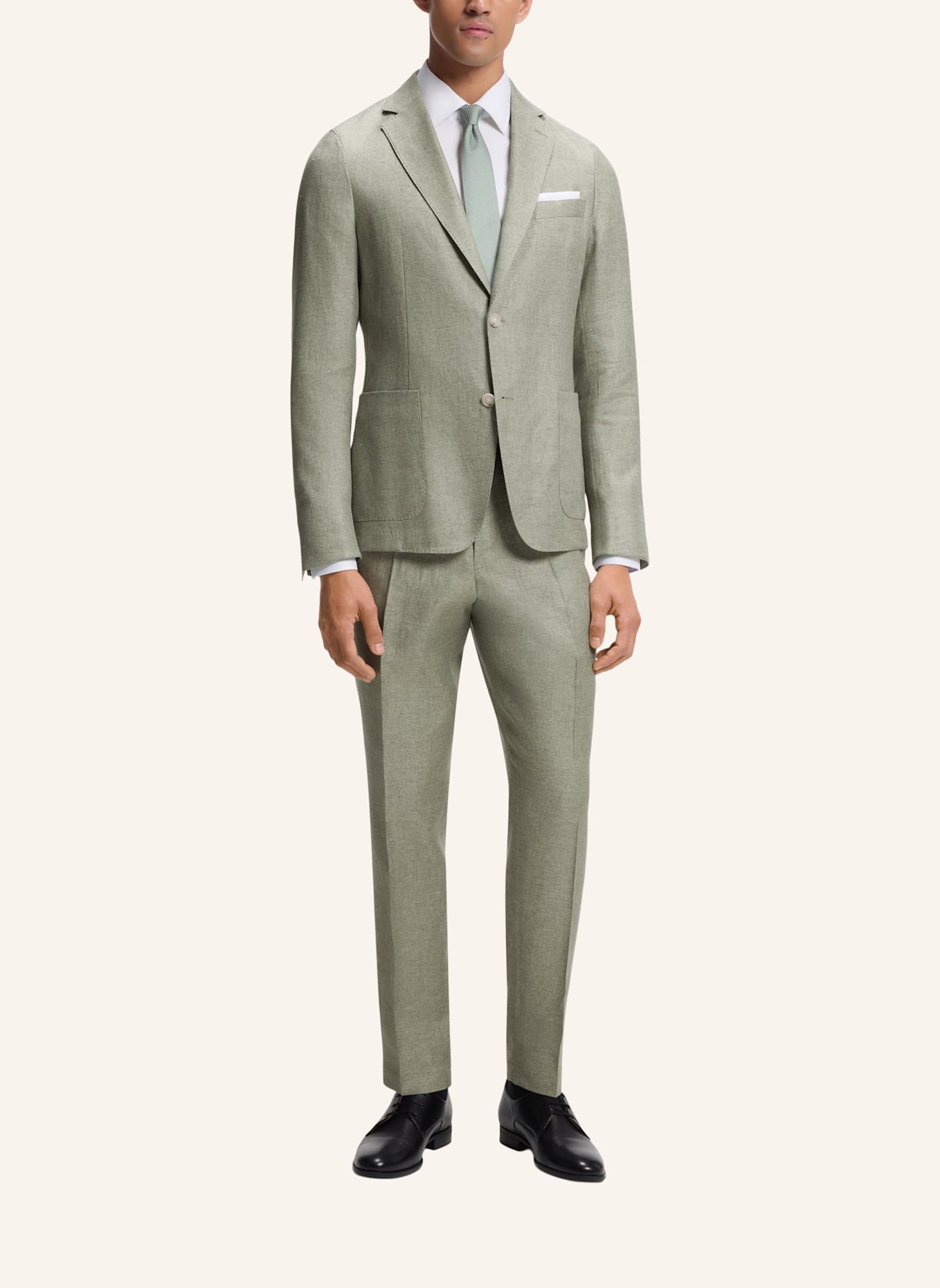 BOSS Business Hose C-PERIN-PL-253: HELLGRÜN