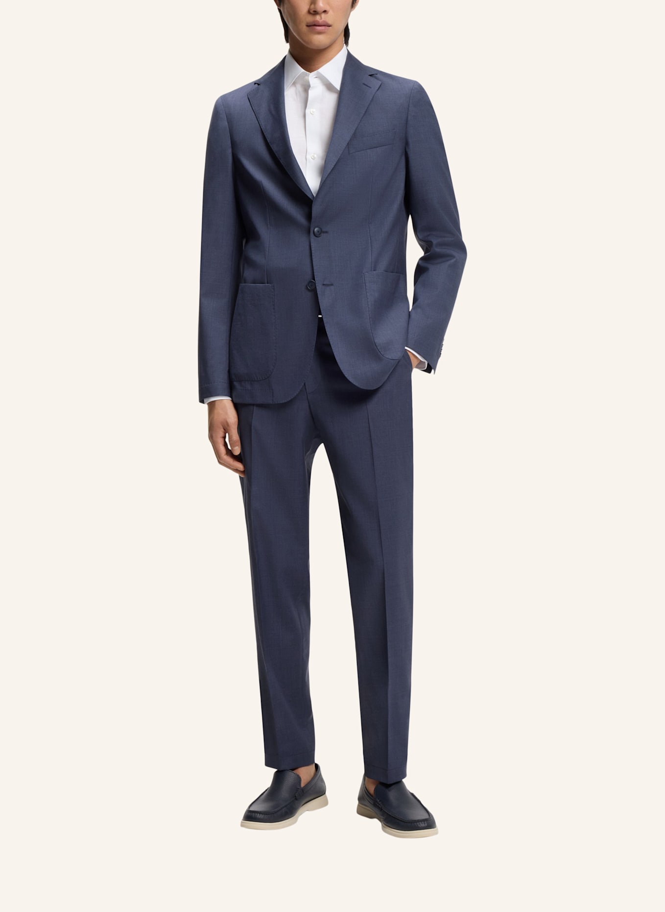 BOSS Business Hose P-PERIN-CW-WG-262 Tapered Fit: BLAU