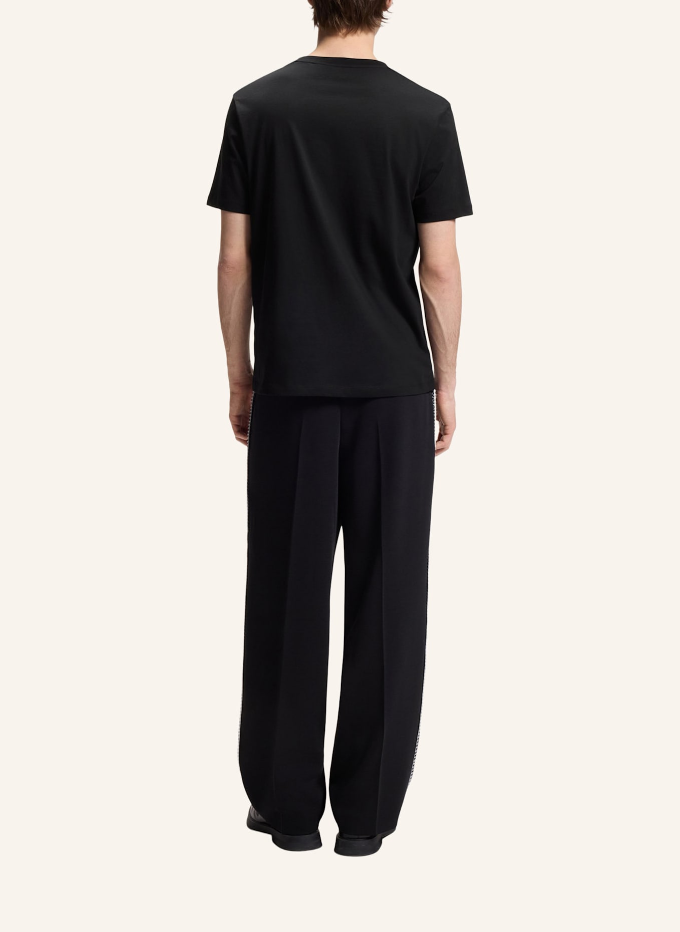 HUGO T-Shirt DISCORB Regular Fit: SCHWARZ