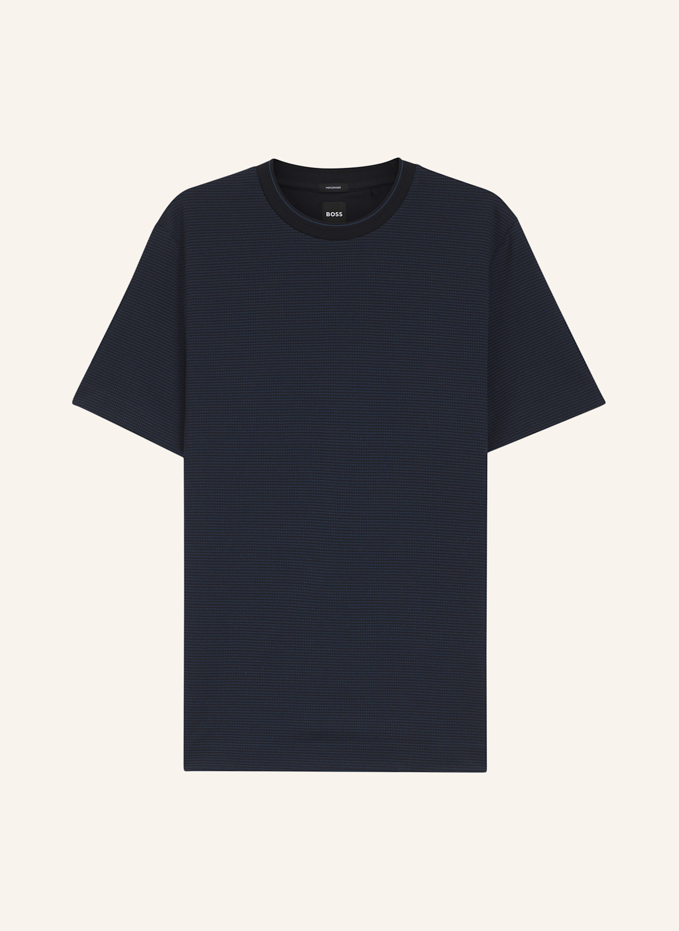 BOSS T-Shirt H-THOMPSON 242 Regular Fit: DUNKELBLAU