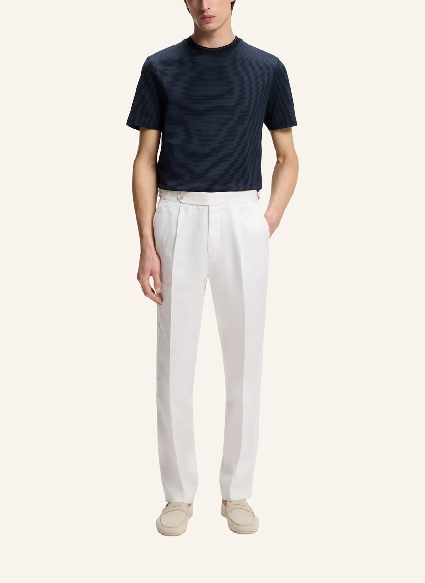 BOSS T-Shirt H-THOMPSON 242 Regular Fit: DUNKELBLAU