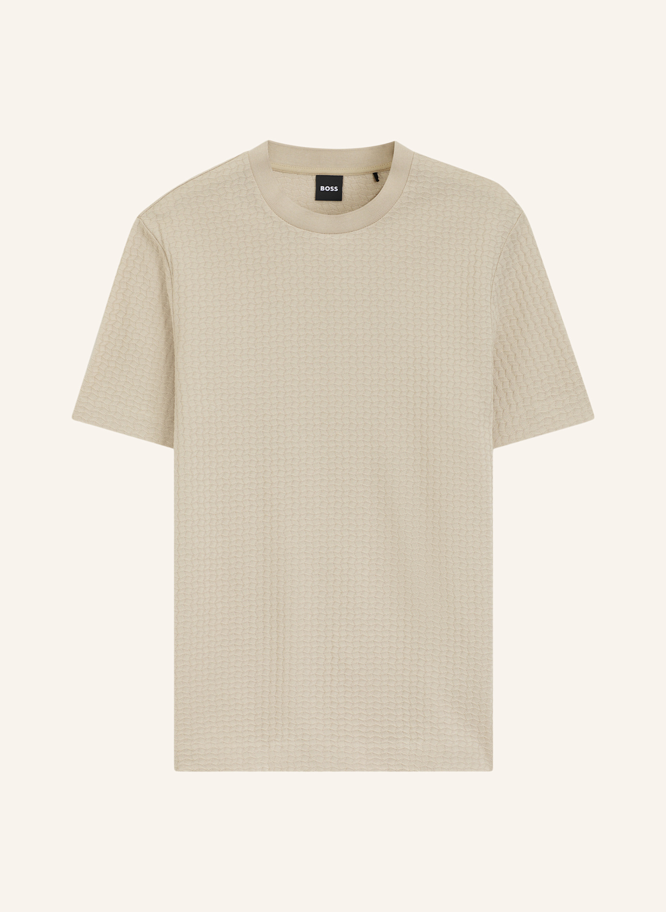 BOSS T-Shirt H-THOMPSON 251 Regular Fit: BEIGE