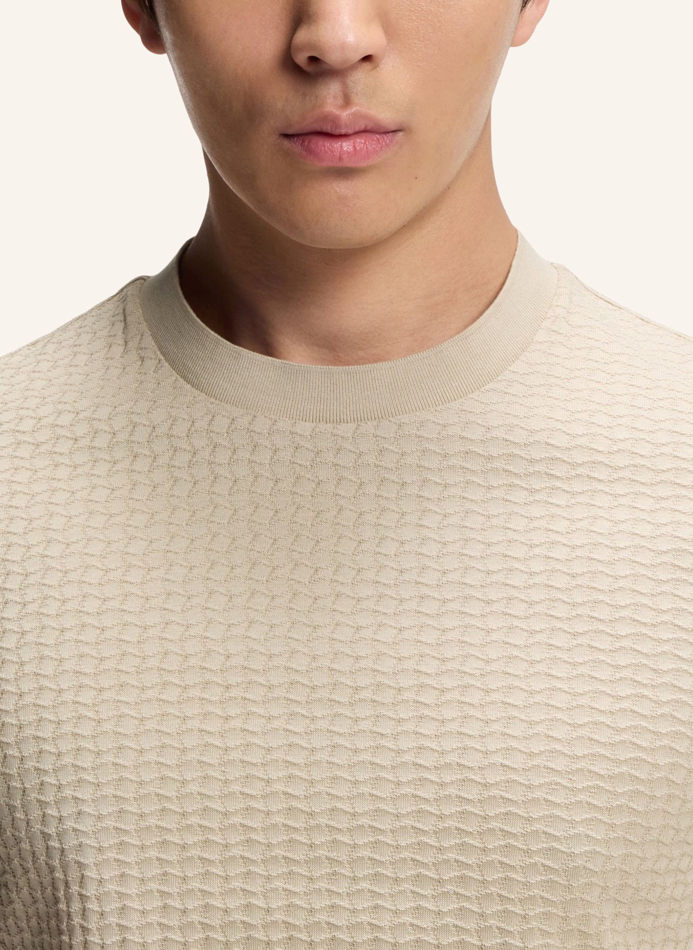 BOSS T-Shirt H-THOMPSON 251 Regular Fit: BEIGE