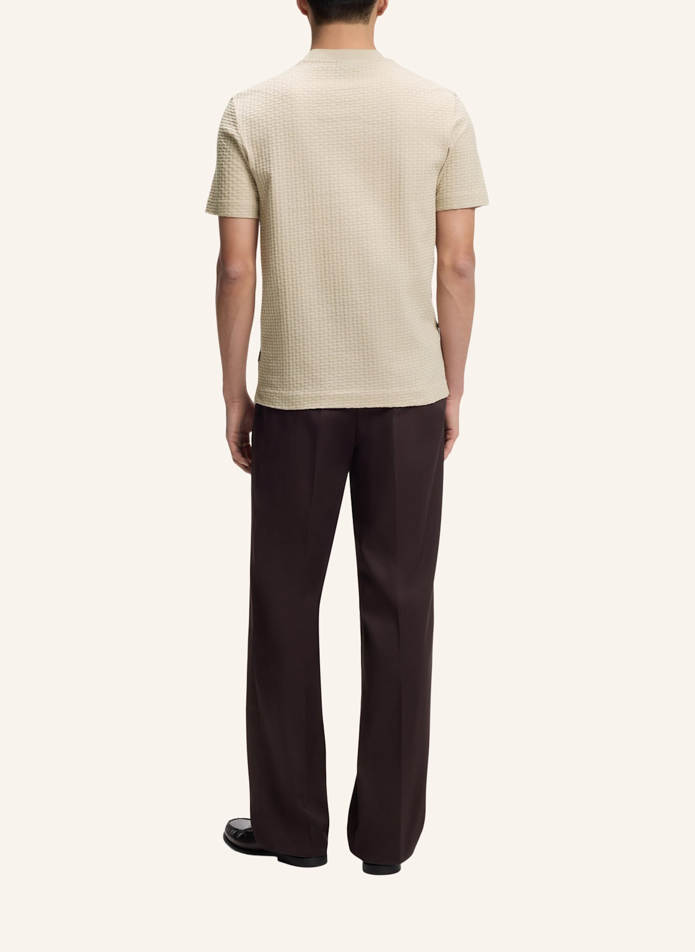 BOSS T-Shirt H-THOMPSON 251 Regular Fit: BEIGE