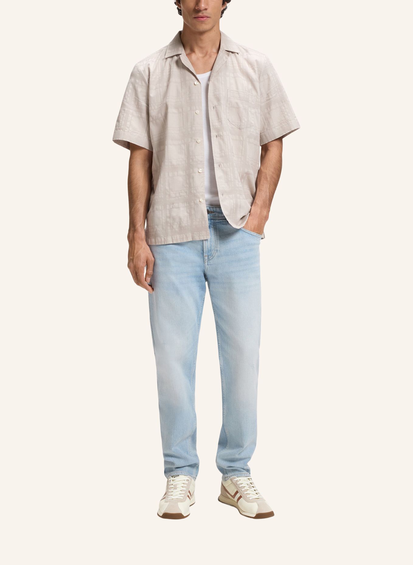 BOSS Sneaker ZAYN_LOWP_NYMI: BEIGE