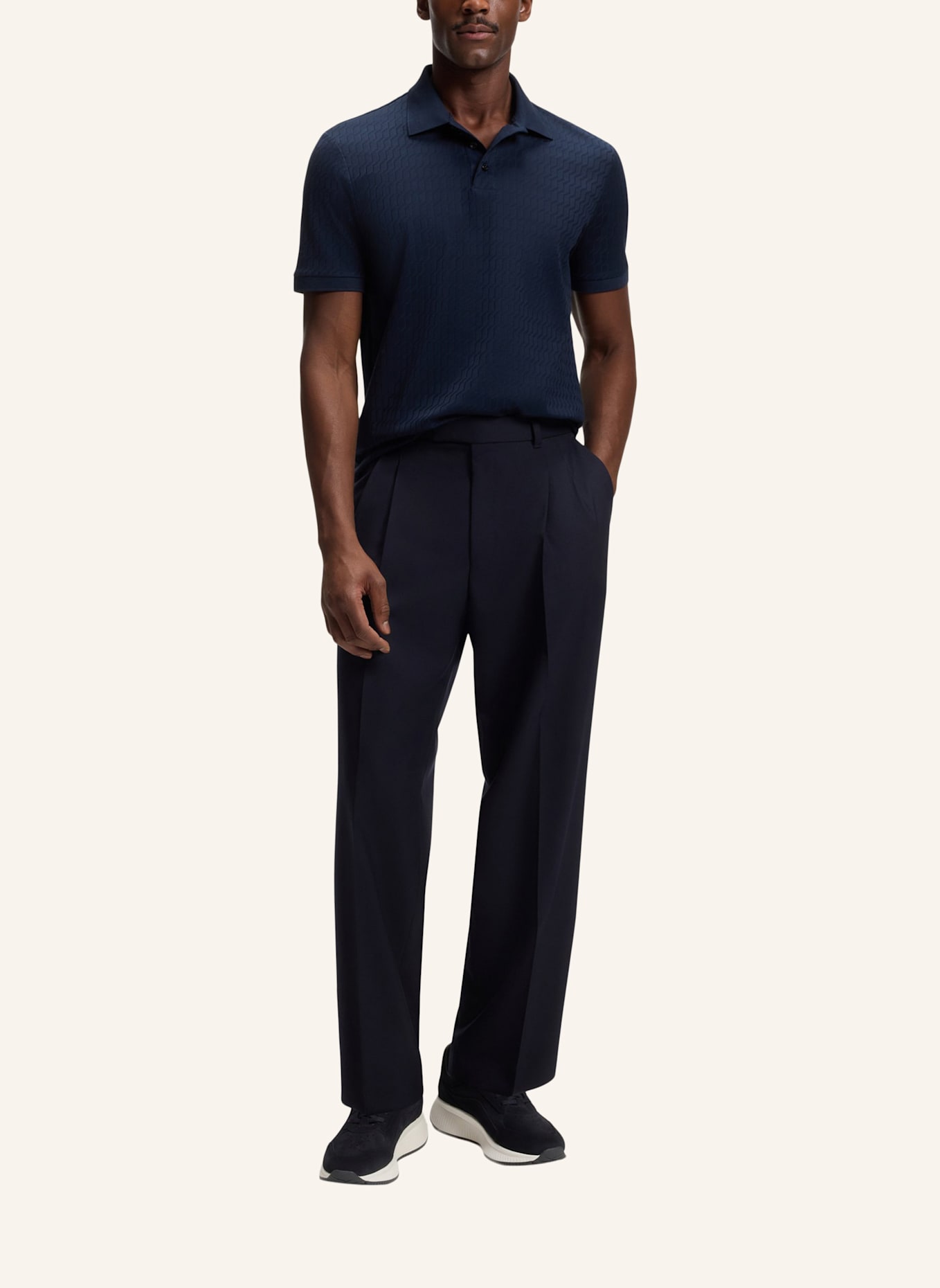 BOSS Sneaker TTNM EVO_RUNN_SDWXBR: DUNKELBLAU