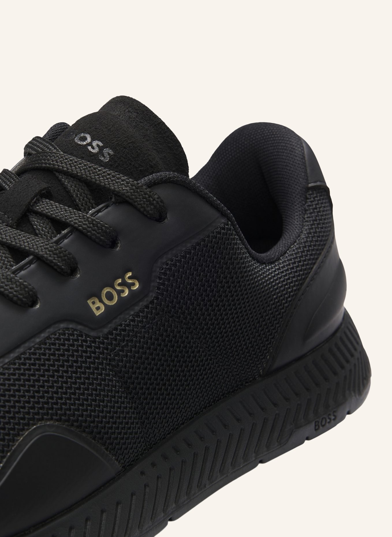 BOSS Sneaker TITANIUM_RUNN_TRTXPU: SCHWARZ