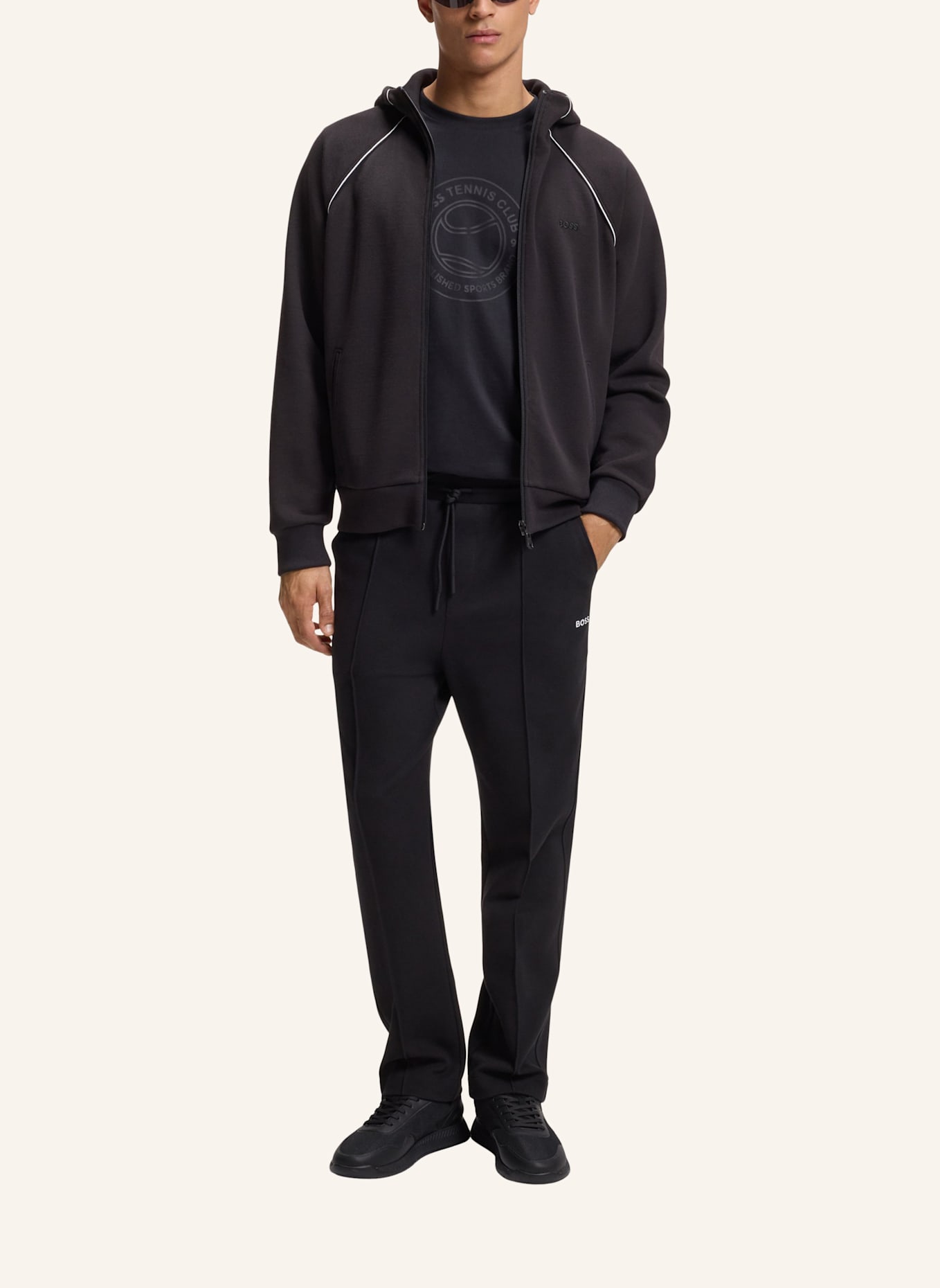 BOSS Sneaker TITANIUM_RUNN_TRTXPU: SCHWARZ