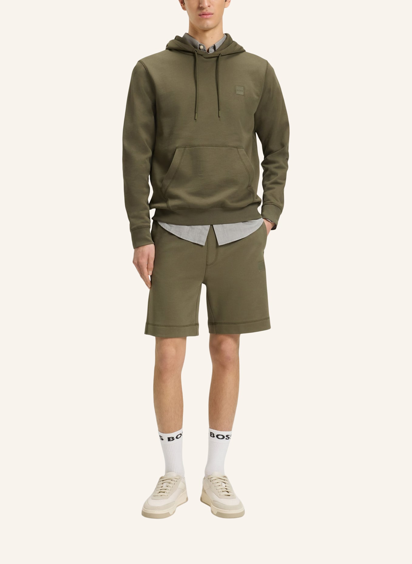 BOSS Casual Hose SEWALK Regular Fit: GRÜN