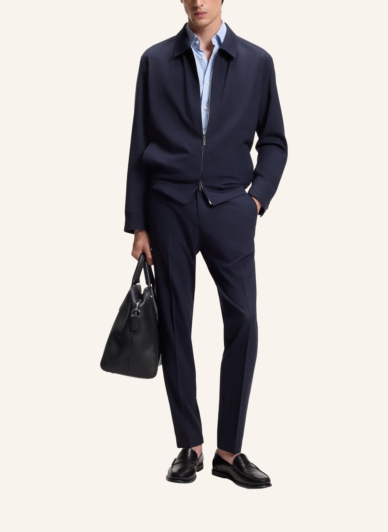 BOSS Business Hemd P-HANK-K-261 Slim Fit: HELLBLAU