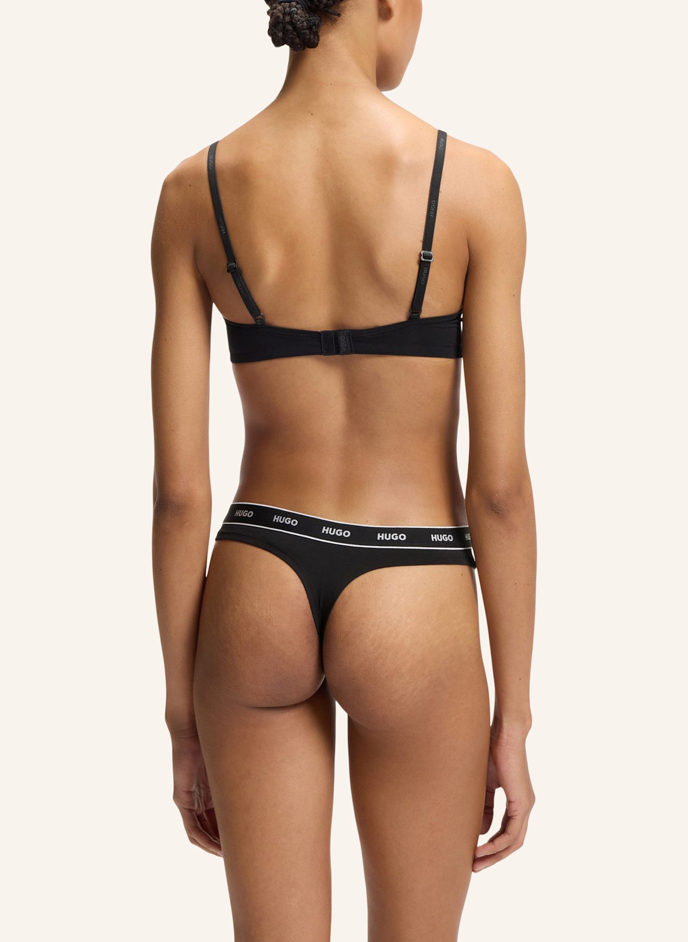 HUGO Slip TRIPLET THONG DESIGN: WEISS