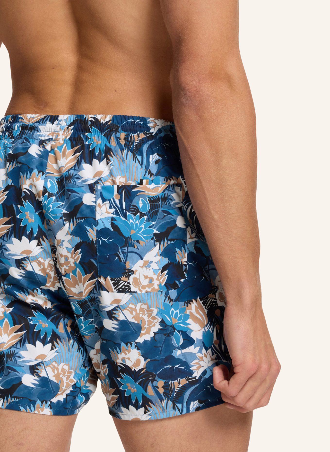 BOSS Badeshorts PIRANHA: HELLBLAU