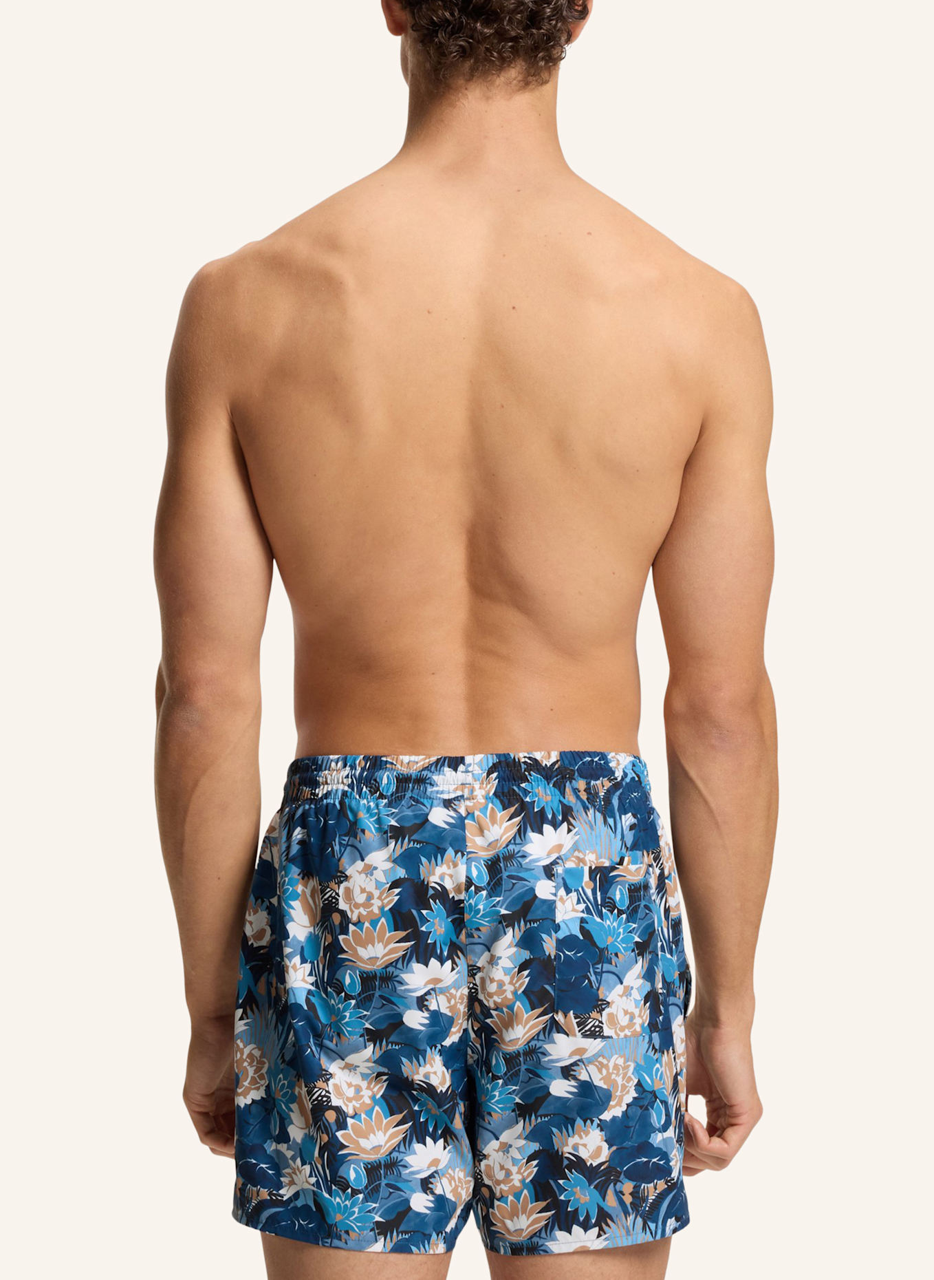 BOSS Badeshorts PIRANHA: HELLBLAU