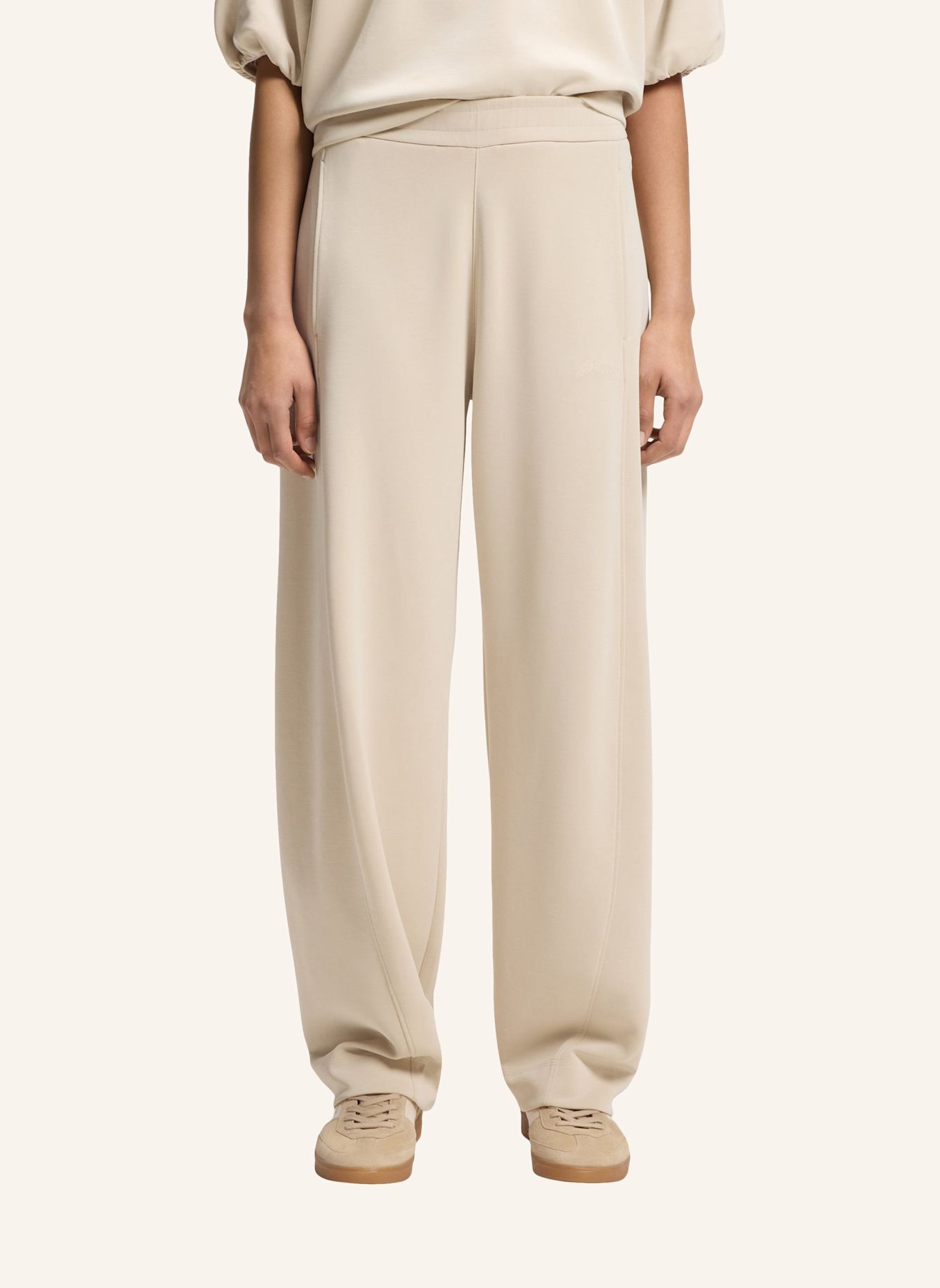 BOSS Casual Trousers C_ELUXEY Relaxed Fit: BEIGE