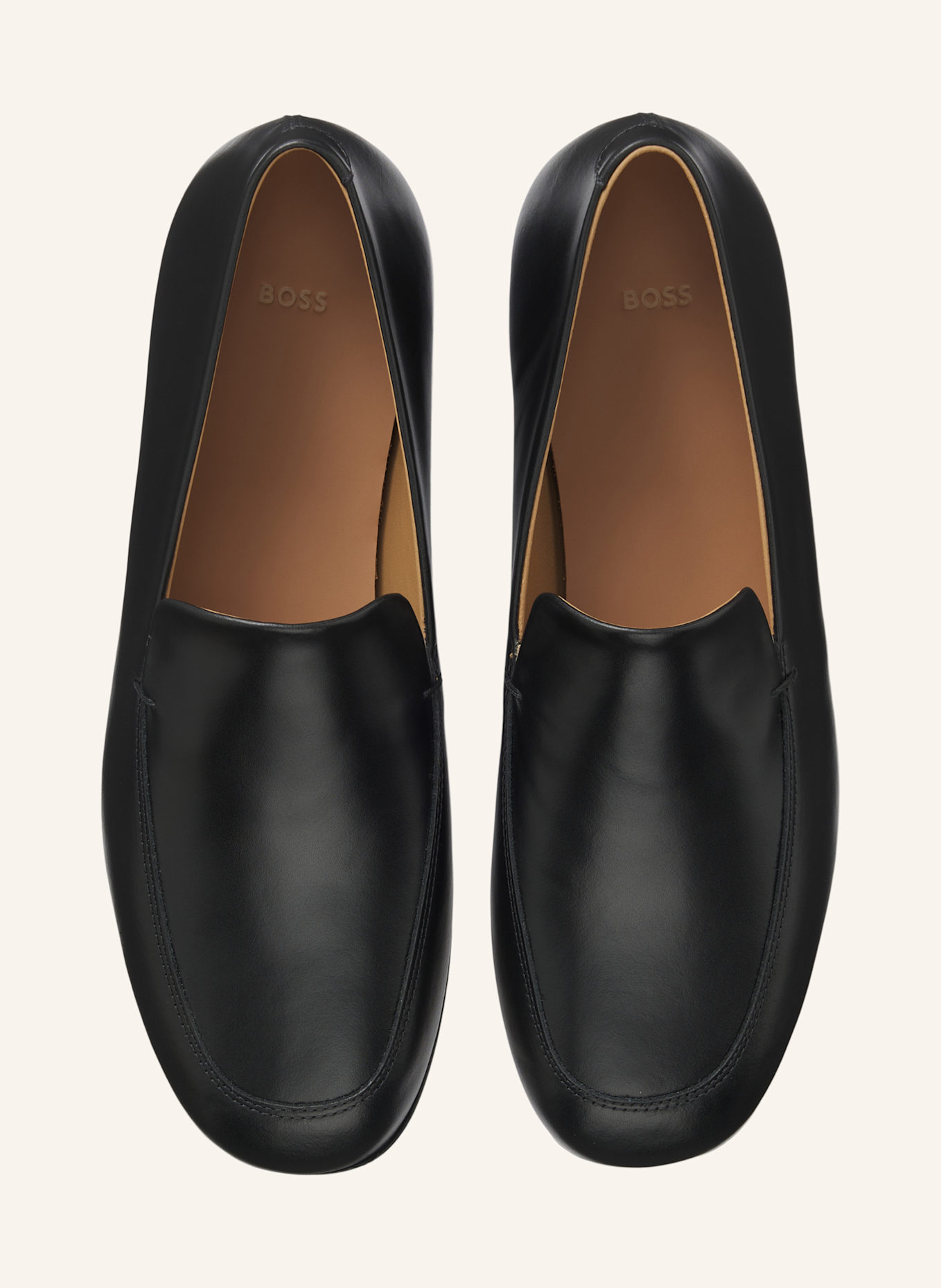 BOSS Flacher Schuh PYNA_LOAFER_LT: SCHWARZ