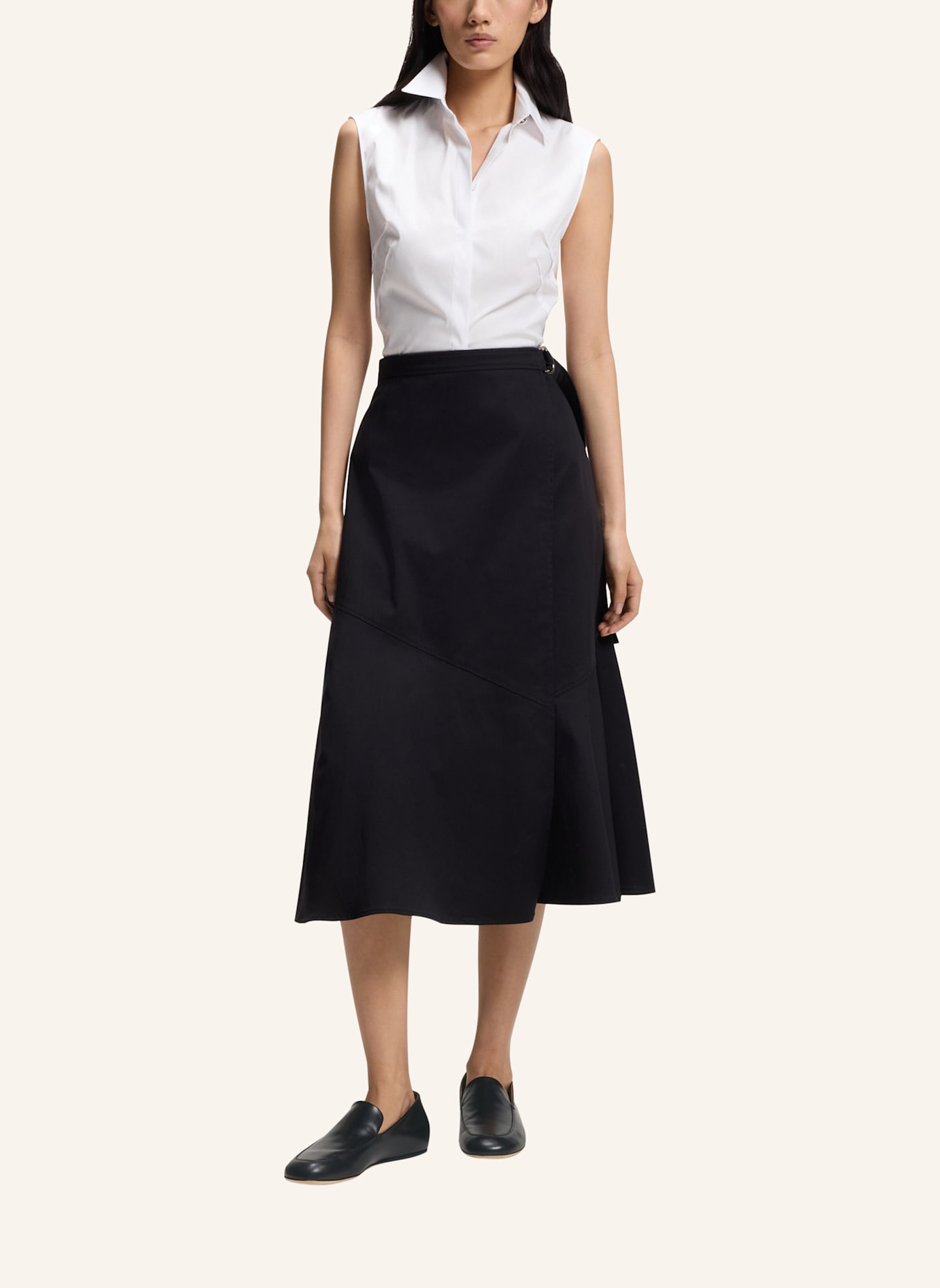 BOSS Flacher Schuh PYNA_LOAFER_LT: SCHWARZ