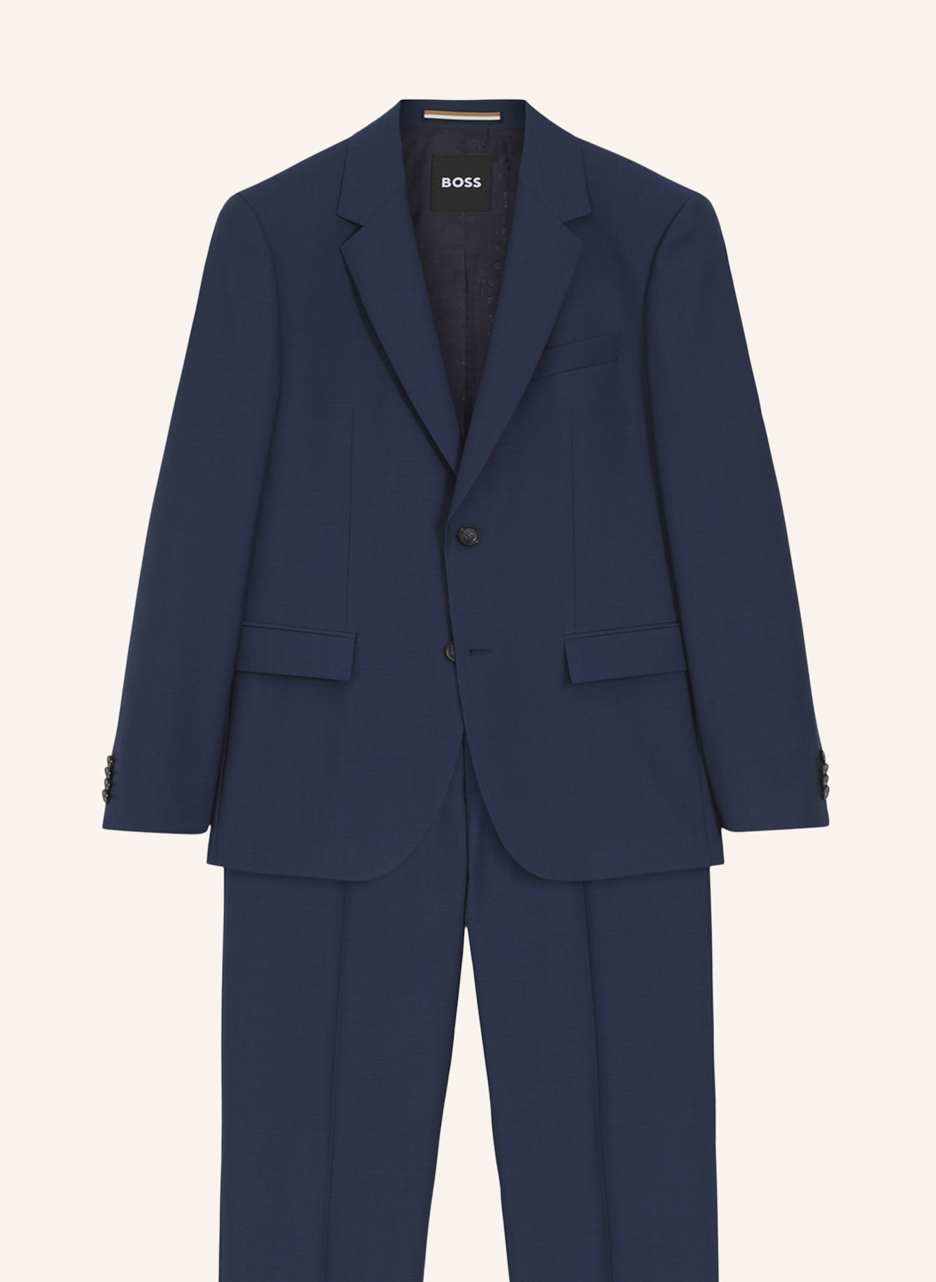 BOSS Business Anzug H-HOUSTON-3PCS-262 Slim Fit: DUNKELBLAU