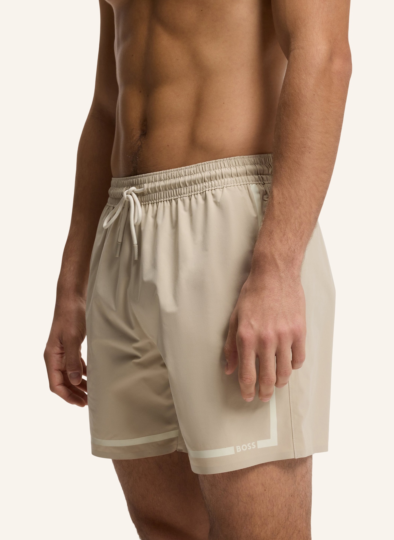 BOSS Badeshort VITAL_TRUNKS: BEIGE