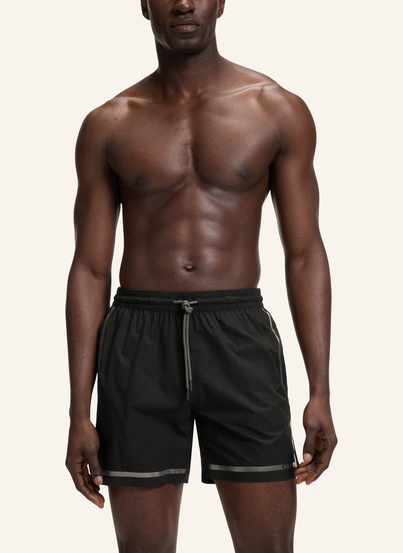 BOSS Badeshort VITAL_TRUNKS: SCHWARZ