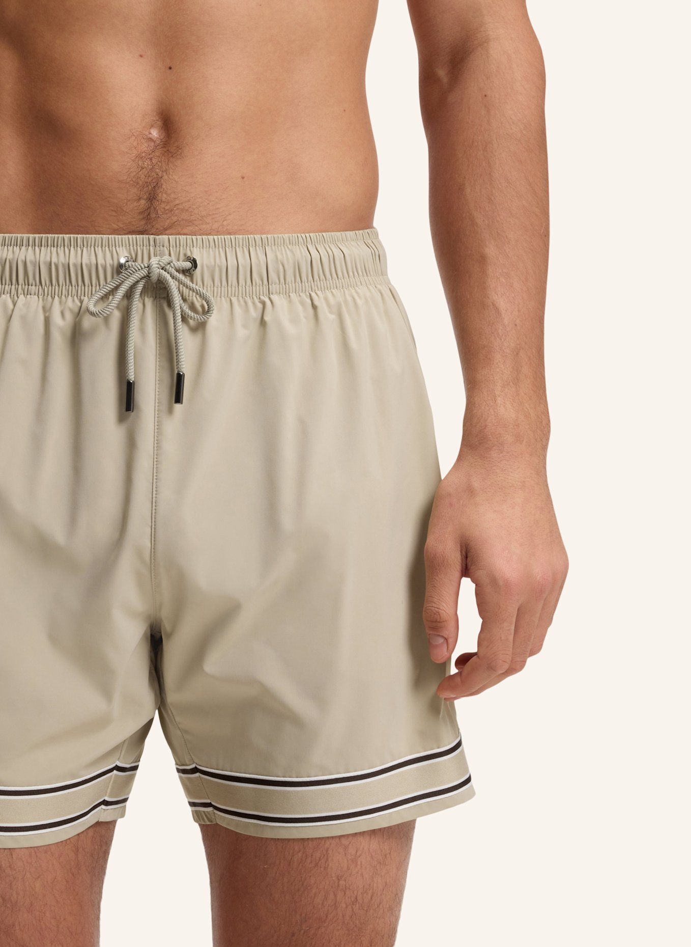 BOSS Badeshort RESORT_TAPE_TRUNKS: BEIGE