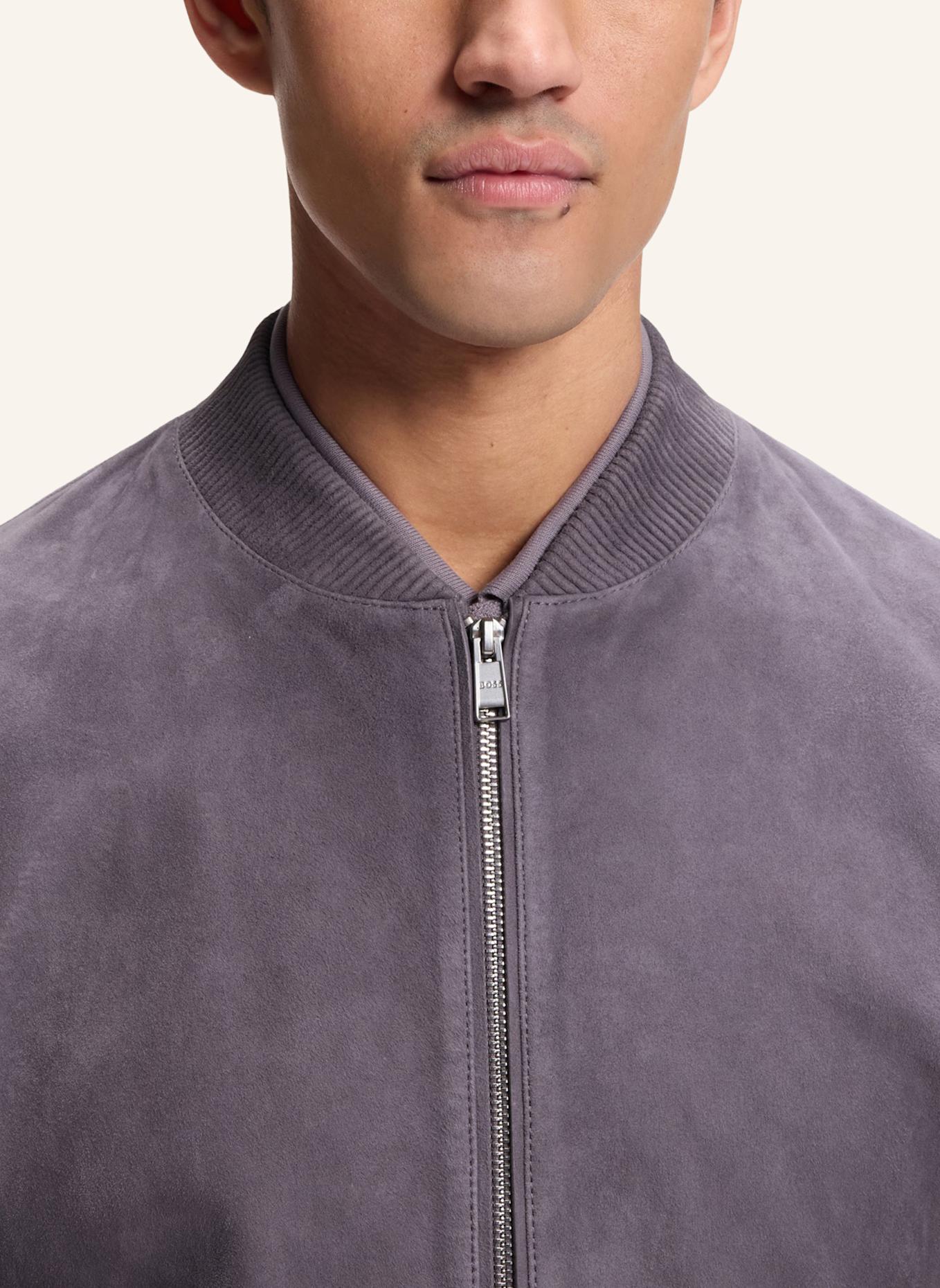 BOSS Lederblouson MULLER: LILA