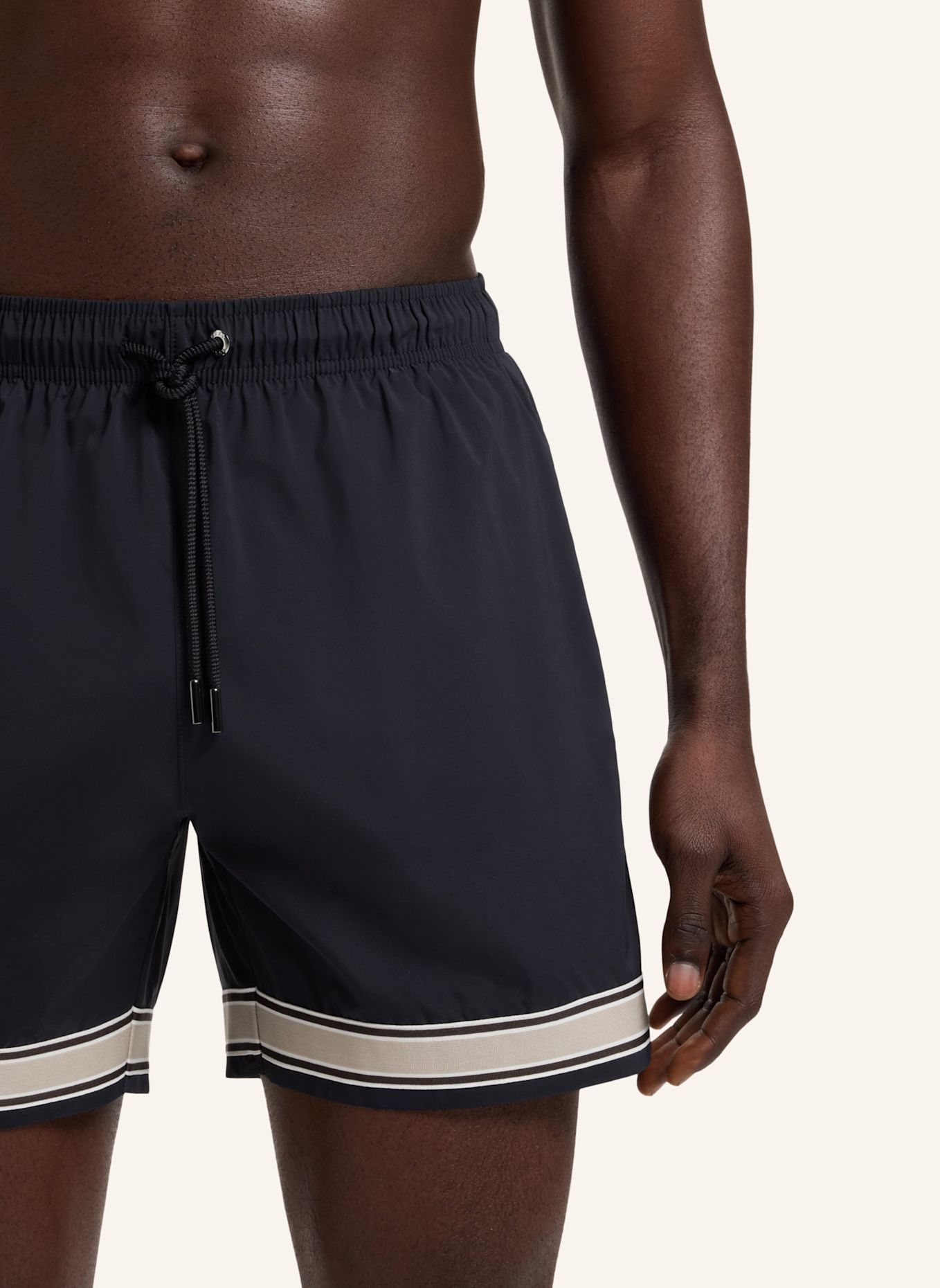 BOSS Badeshort RESORT_TAPE_TRUNKS: DUNKELBLAU