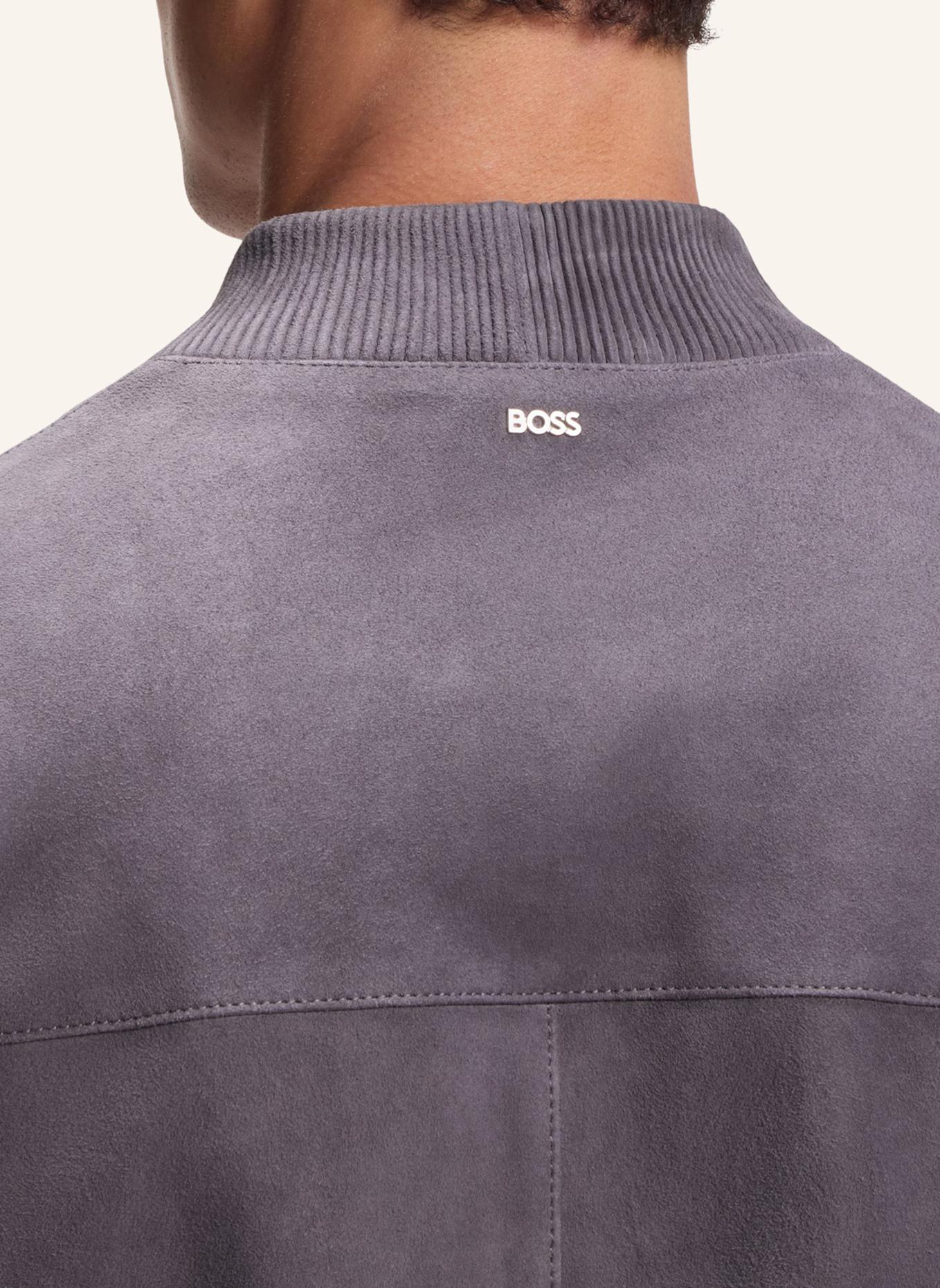 BOSS Lederblouson MULLER: LILA