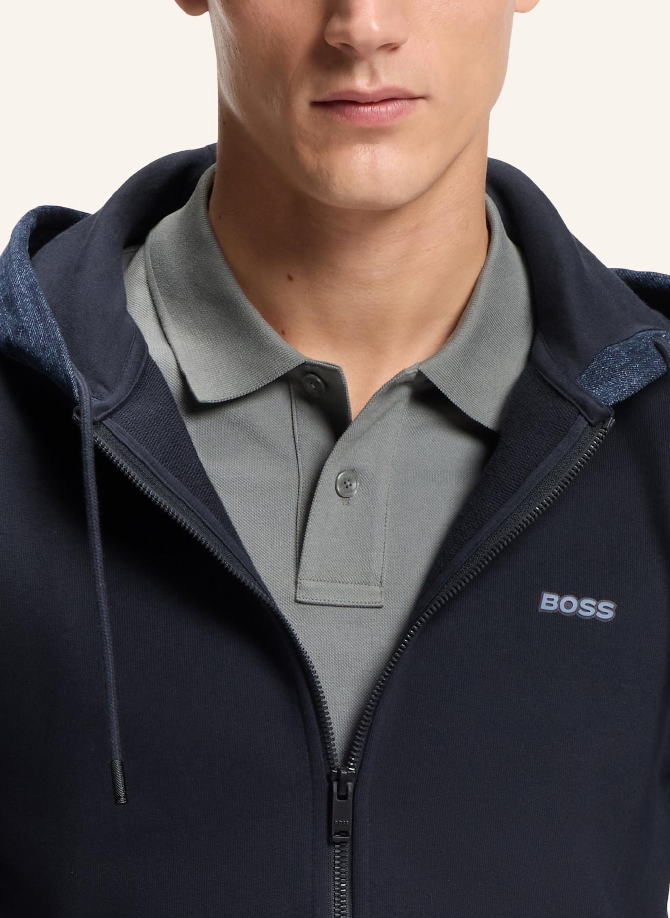 BOSS Sweatshirt TRACKSUITMIXDENIM_IN Relaxed Fit: DUNKELBLAU