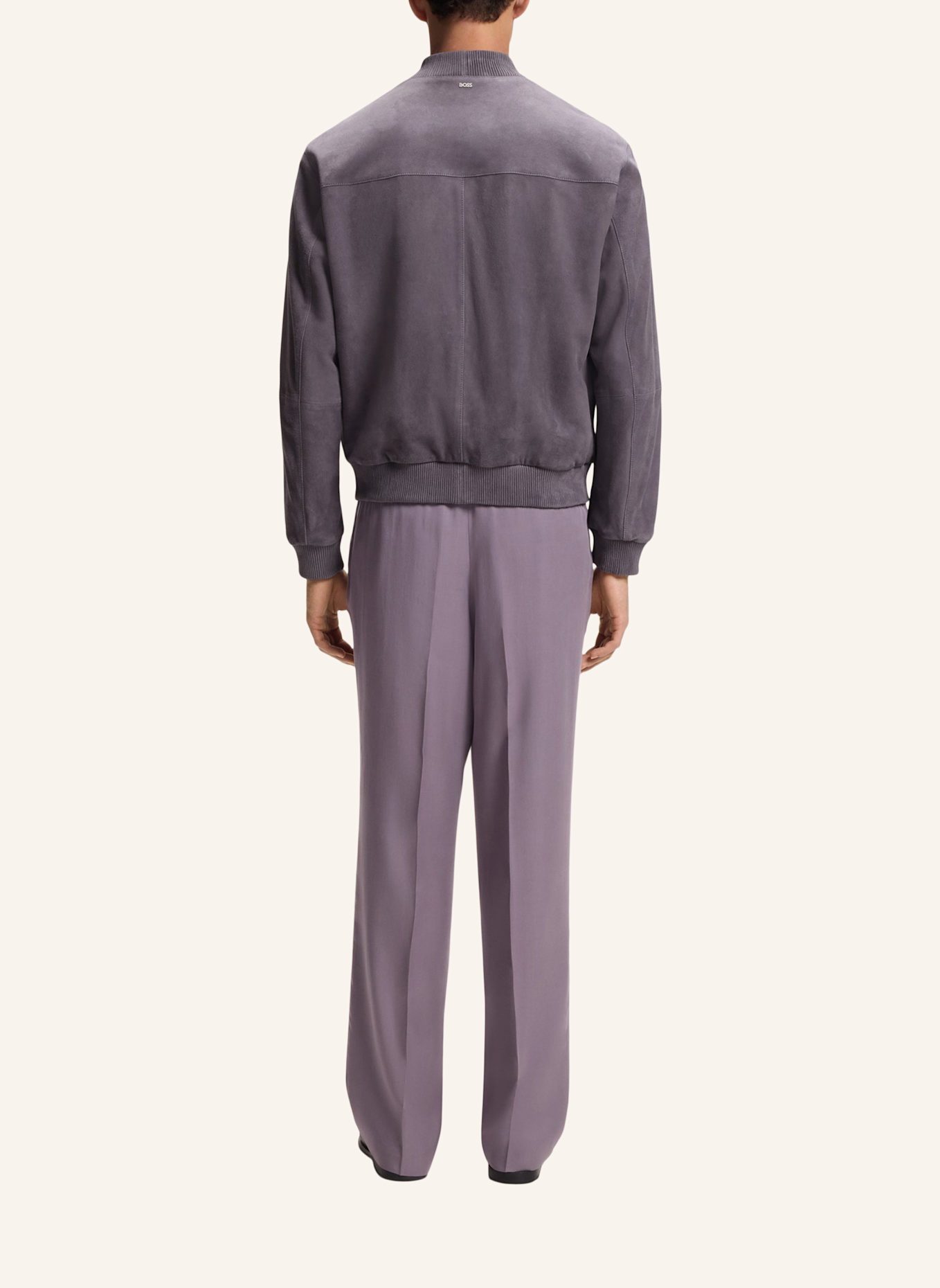 BOSS Lederblouson MULLER: LILA