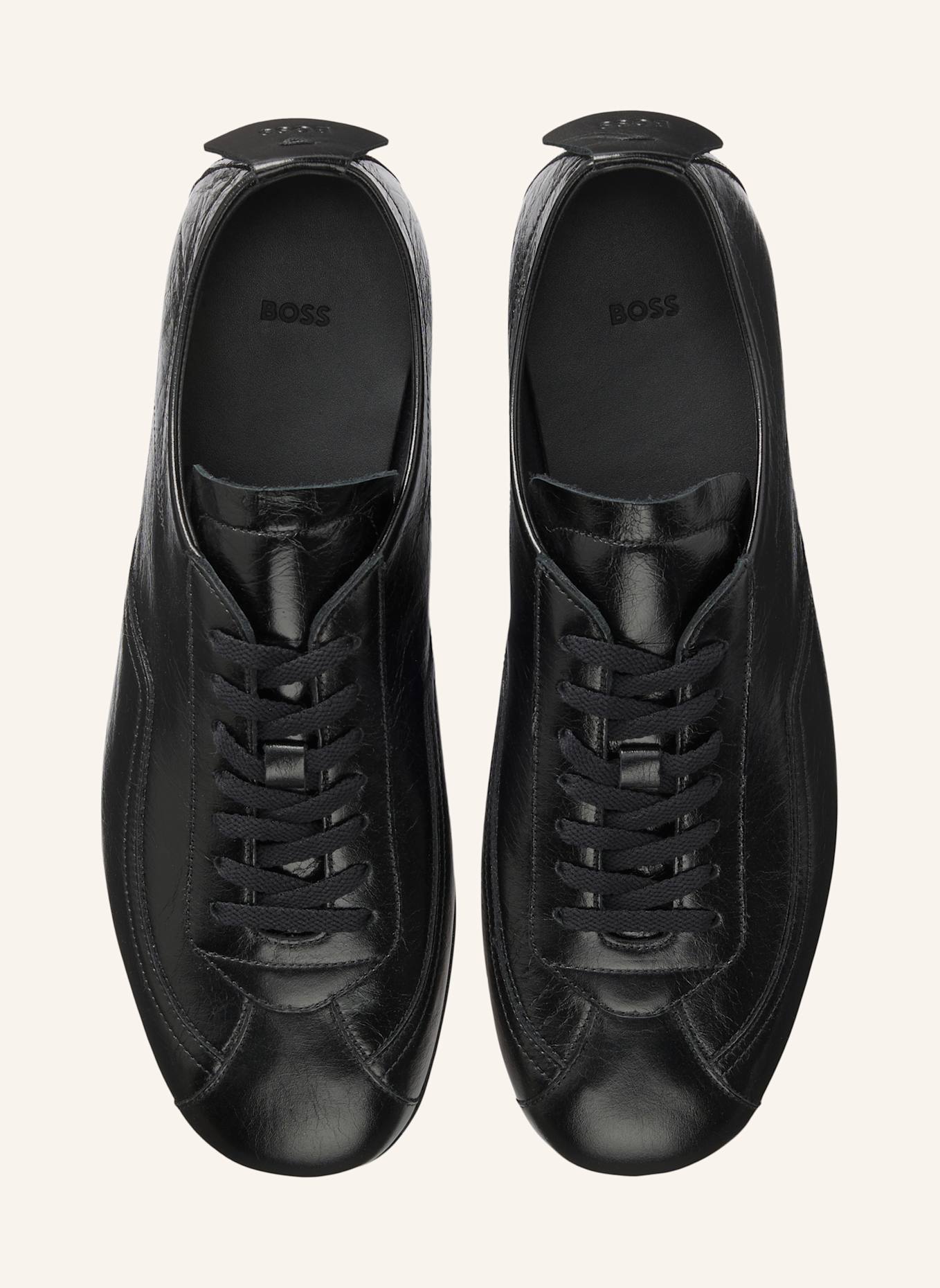 BOSS Flacher Schuh PYNA_OXFR_W_LT: SCHWARZ