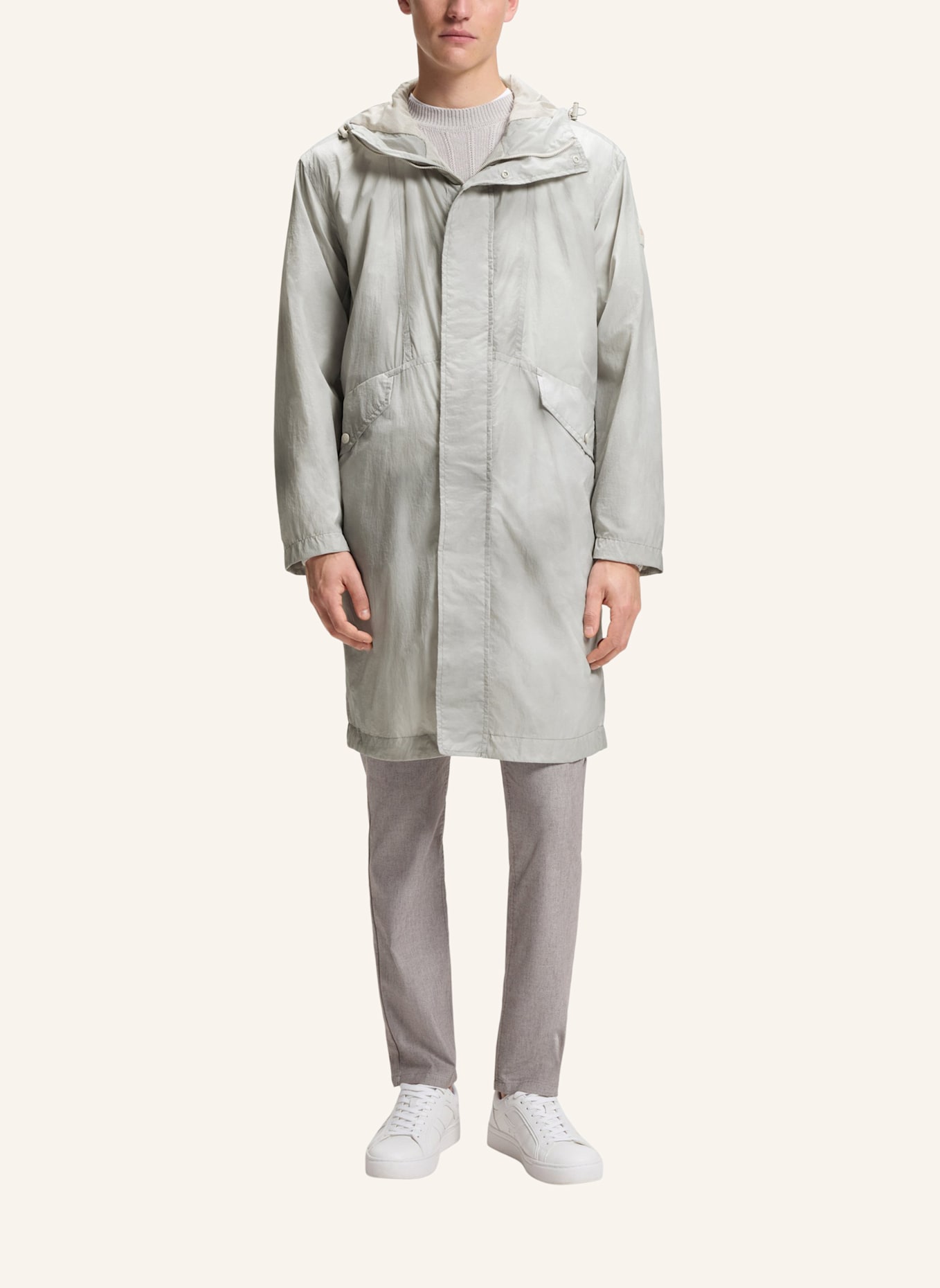 BOSS Casual Jacke OGIL Relaxed Fit: GRAU