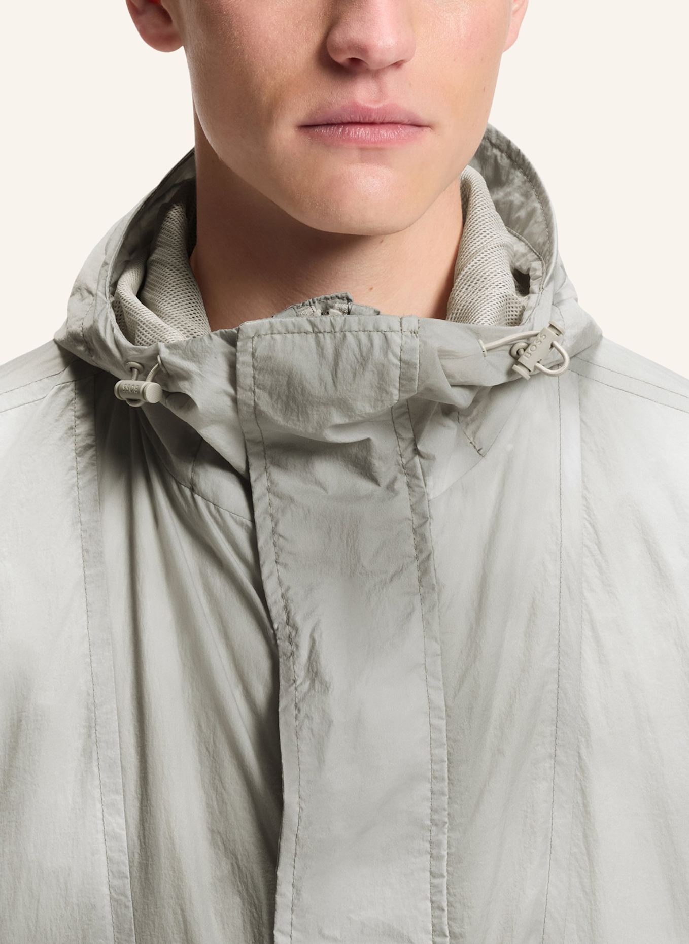 BOSS Casual Jacke OGIL Relaxed Fit: GRAU