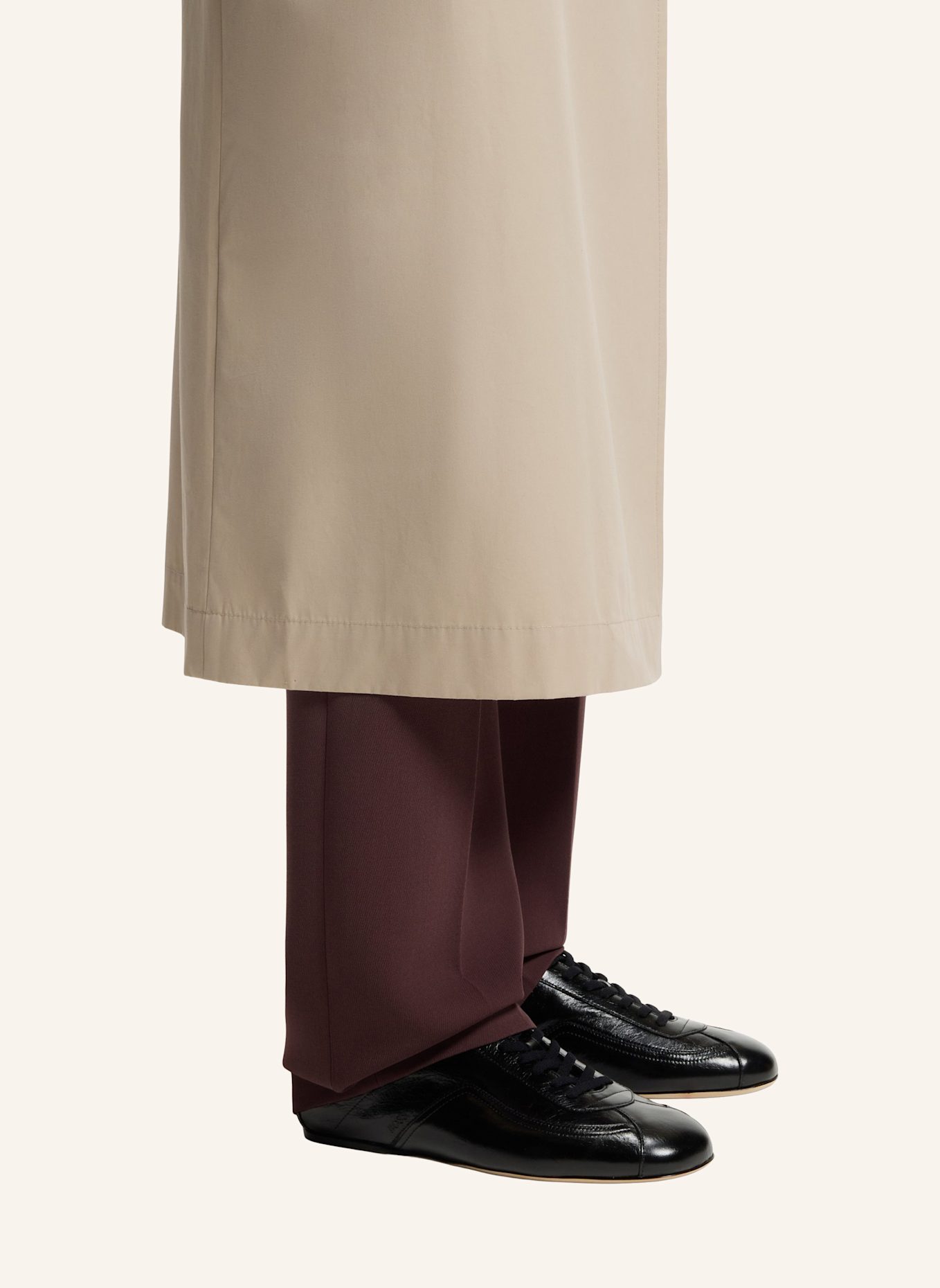 BOSS Flacher Schuh PYNA_OXFR_W_LT: SCHWARZ