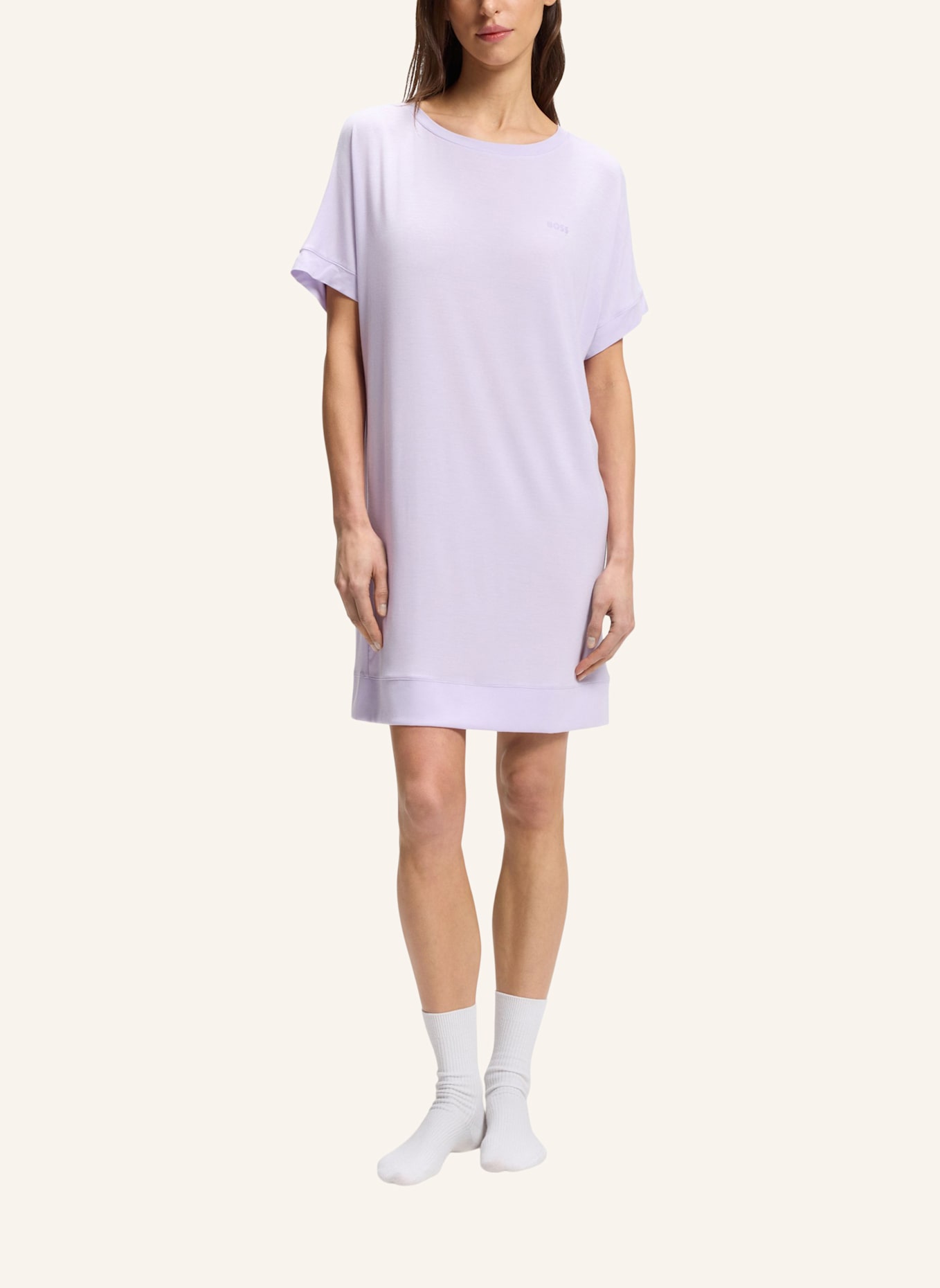 BOSS Nachtwäsche ELEMENT_NIGHTIE: LILA