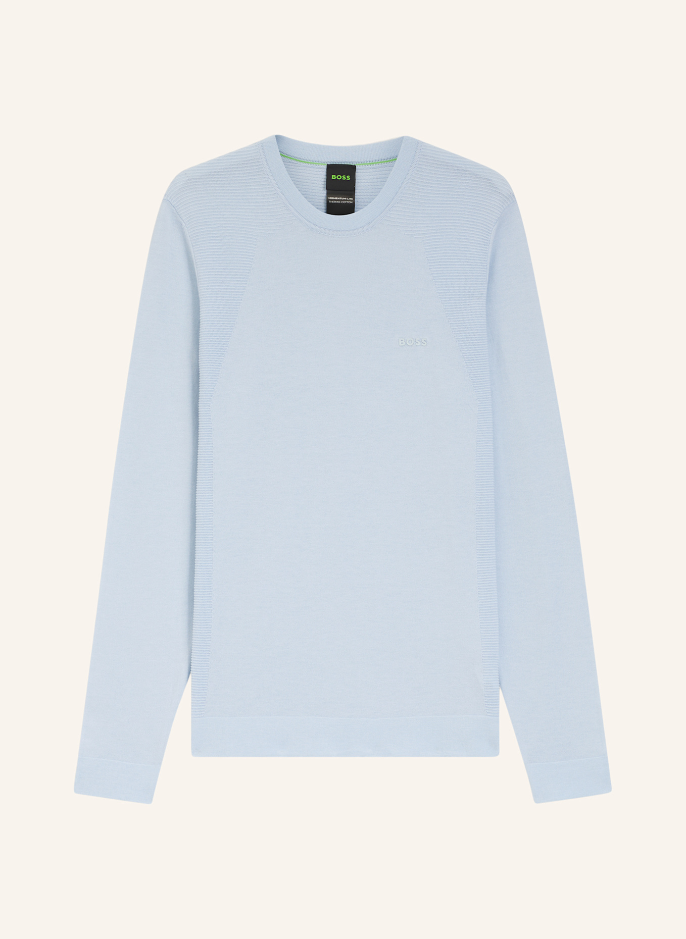 BOSS Pullover KN_MOMENTUM-LITE CN Regular Fit: BLAU