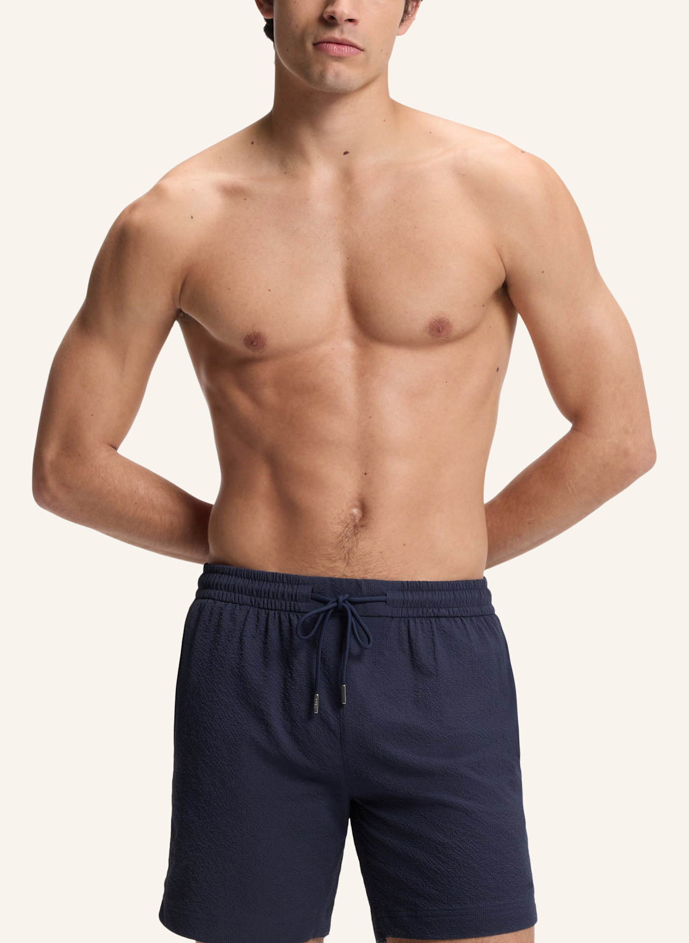 BOSS Badeshort RELAX_TRUNK: DUNKELBLAU