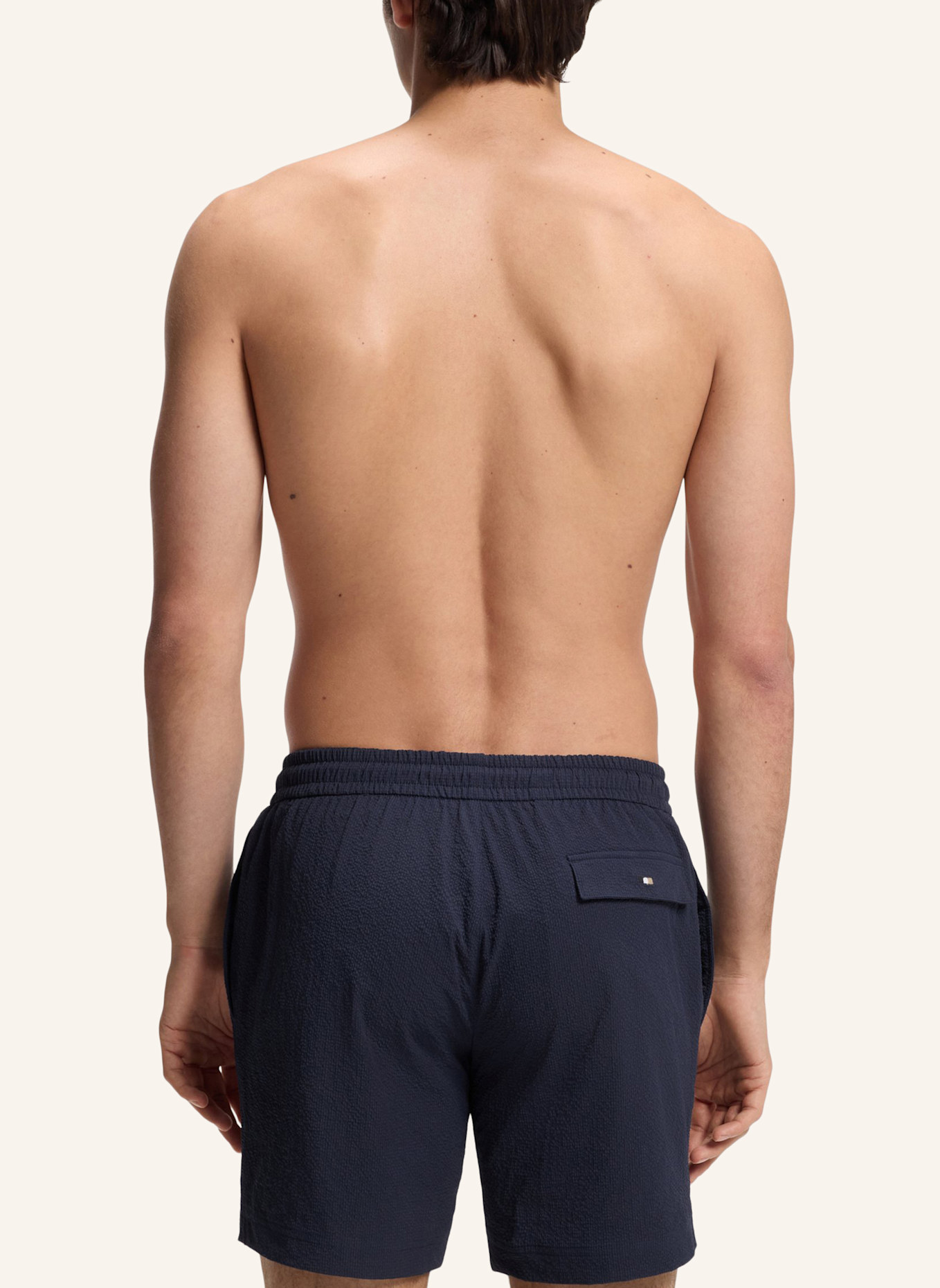 BOSS Badeshort RELAX_TRUNK: DUNKELBLAU