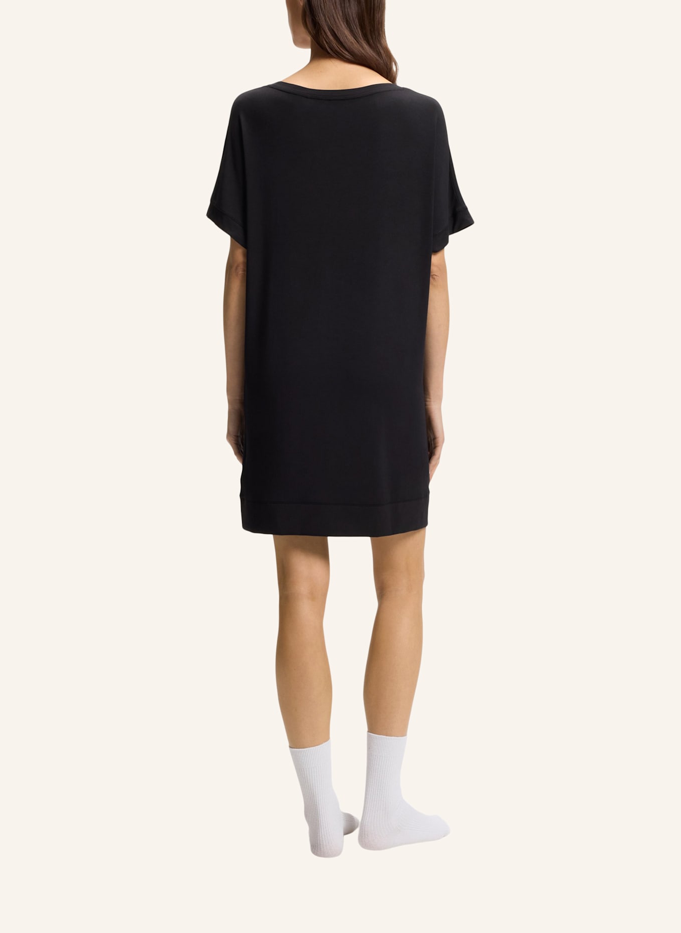 BOSS Nachtwäsche ELEMENT_NIGHTIE: SCHWARZ