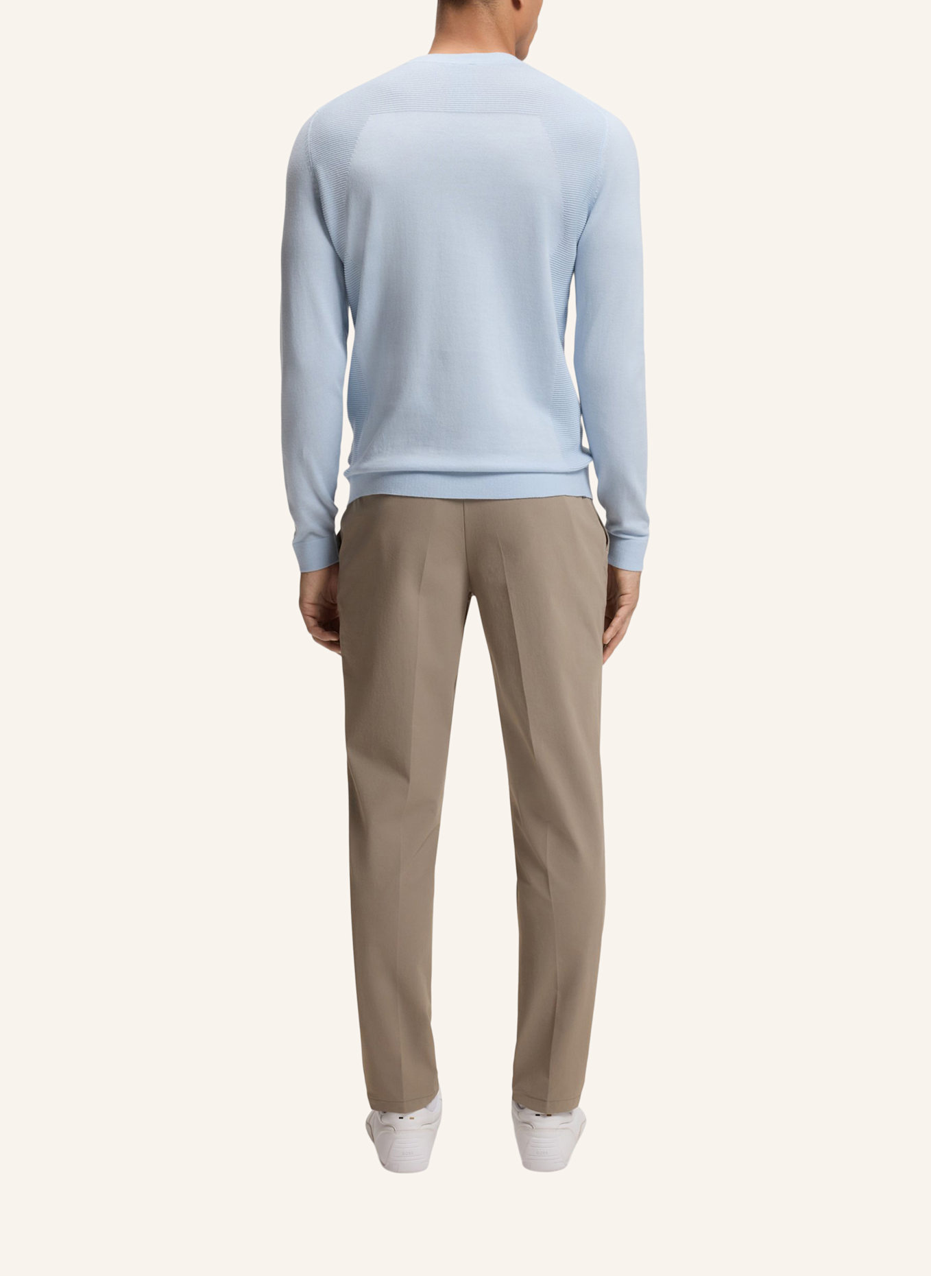 BOSS Pullover KN_MOMENTUM-LITE CN Regular Fit: BLAU