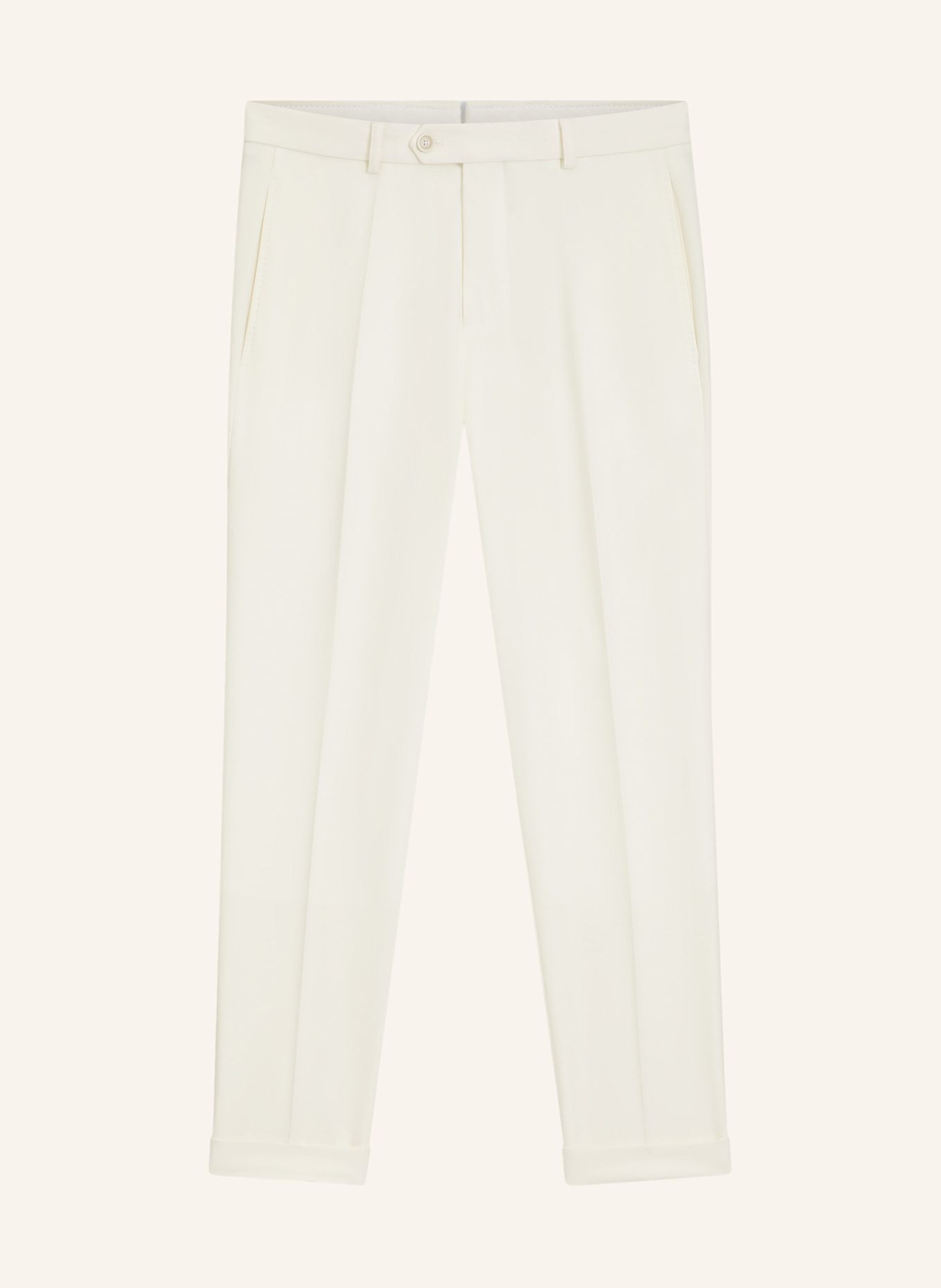 BOSS Business Hose L-PEET-FLAT-253 Tapered Fit: WEISS