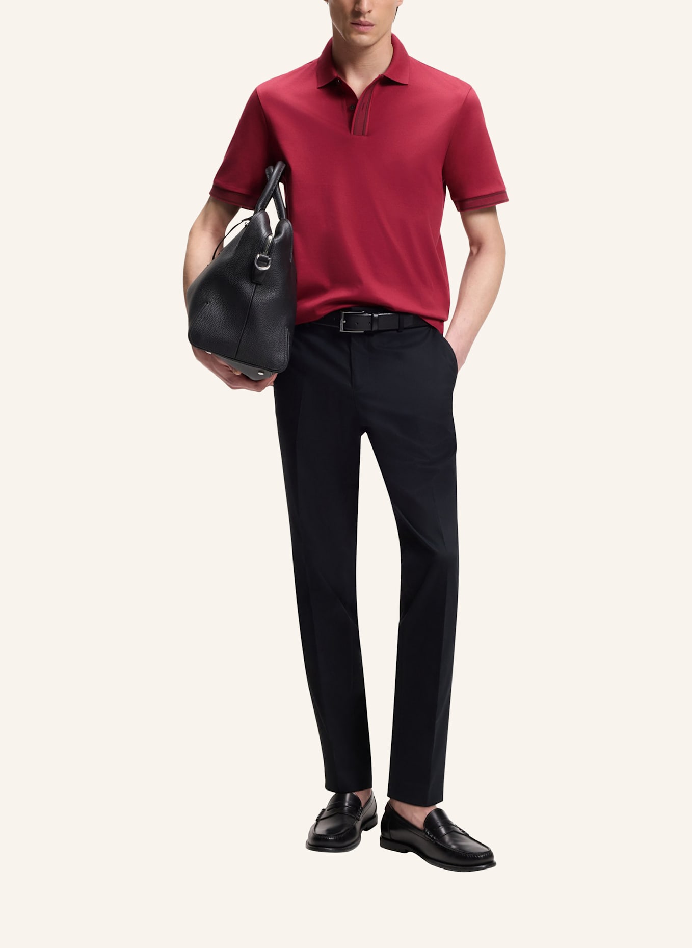 BOSS Poloshirt H-PARLAY 238 Regular Fit: ROT