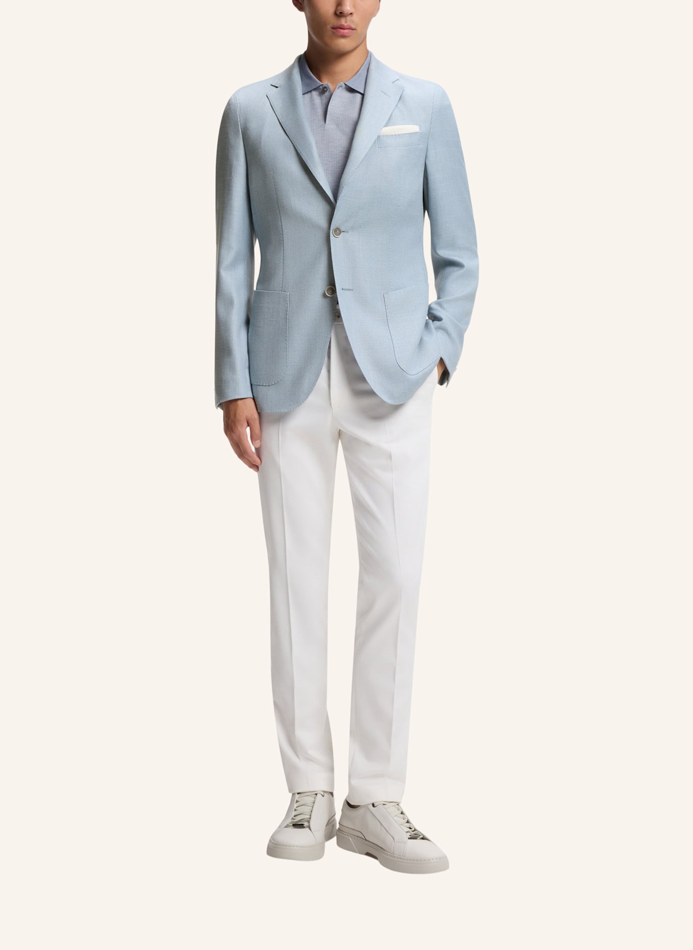 BOSS Blazer L-HESTON-LP-241 Slim Fit: BLAU