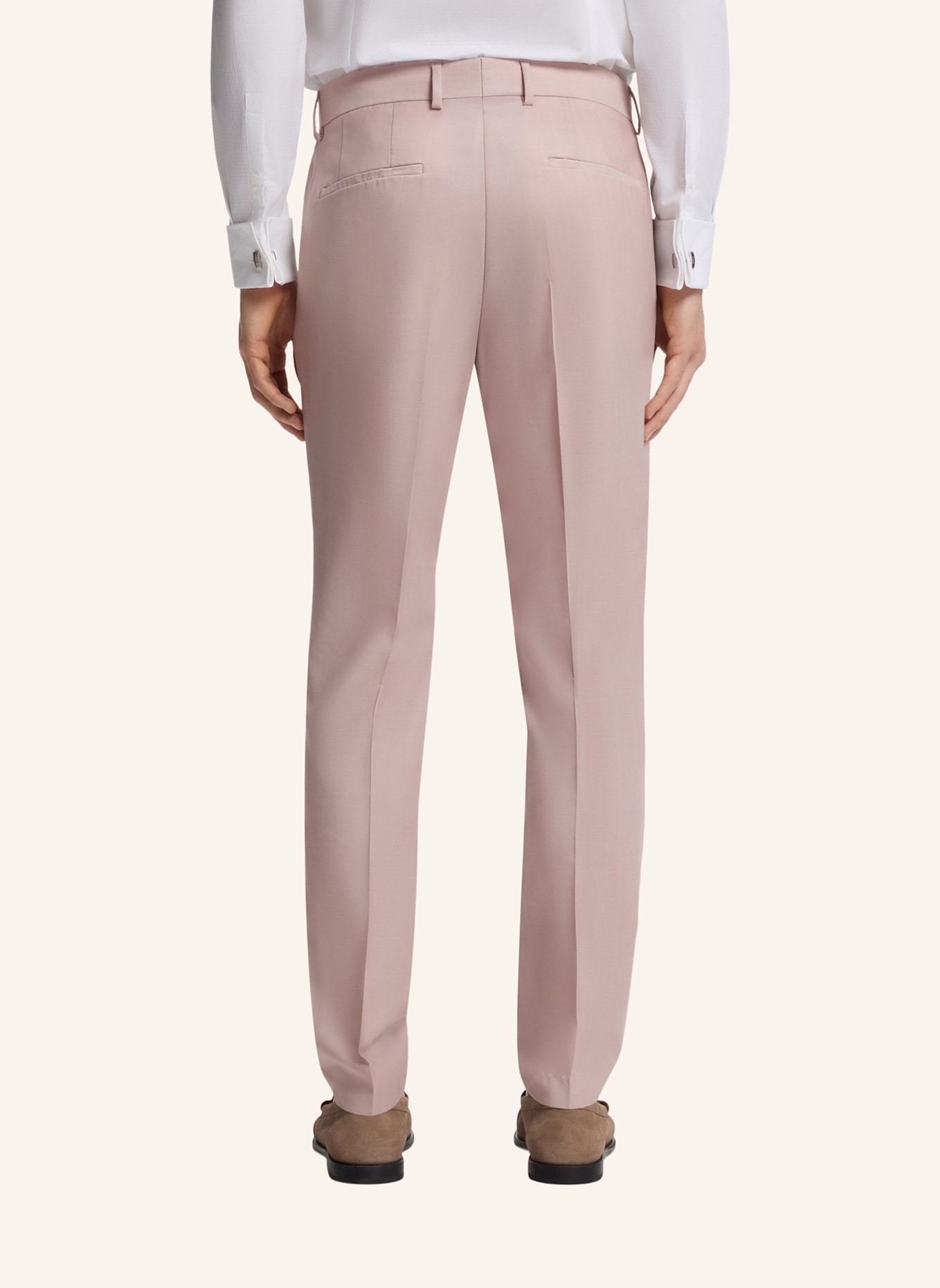 BOSS Business Anzug H-HOUSTON-3PCS-262 Slim Fit: HELLROSA