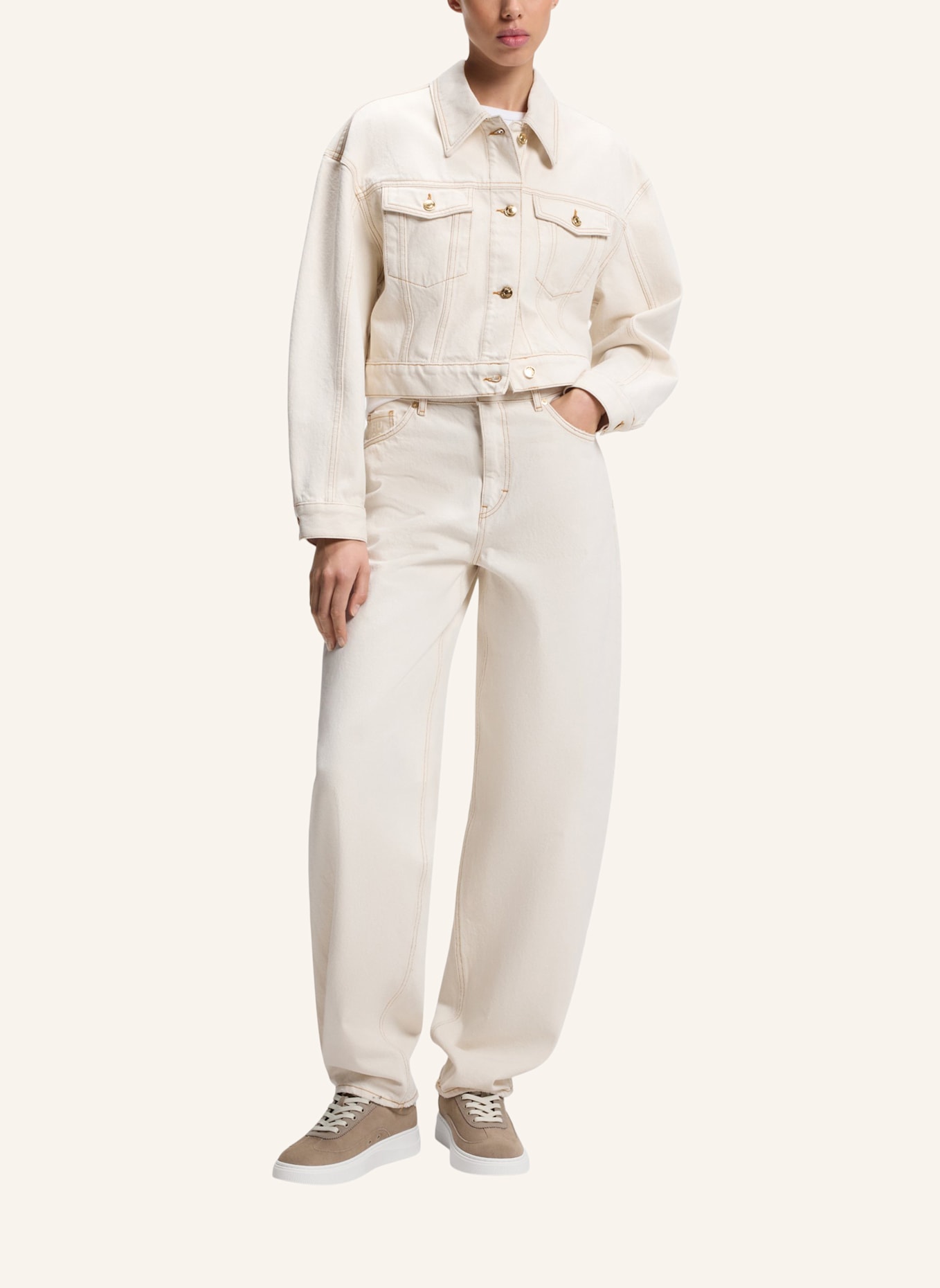 HUGO Turnschuh LYZZ_TENN_SDPU: HELLBRAUN