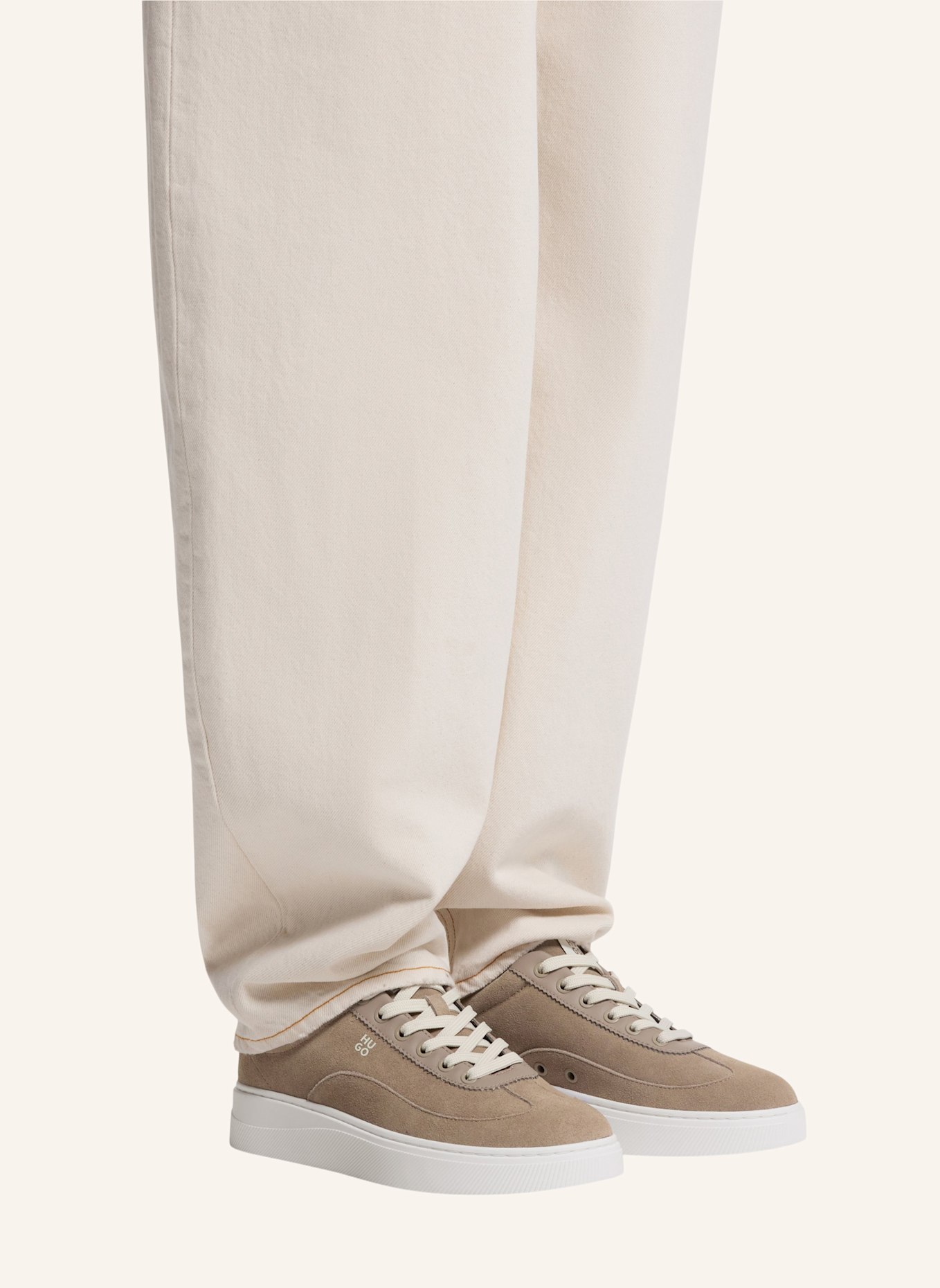 HUGO Turnschuh LYZZ_TENN_SDPU: HELLBRAUN