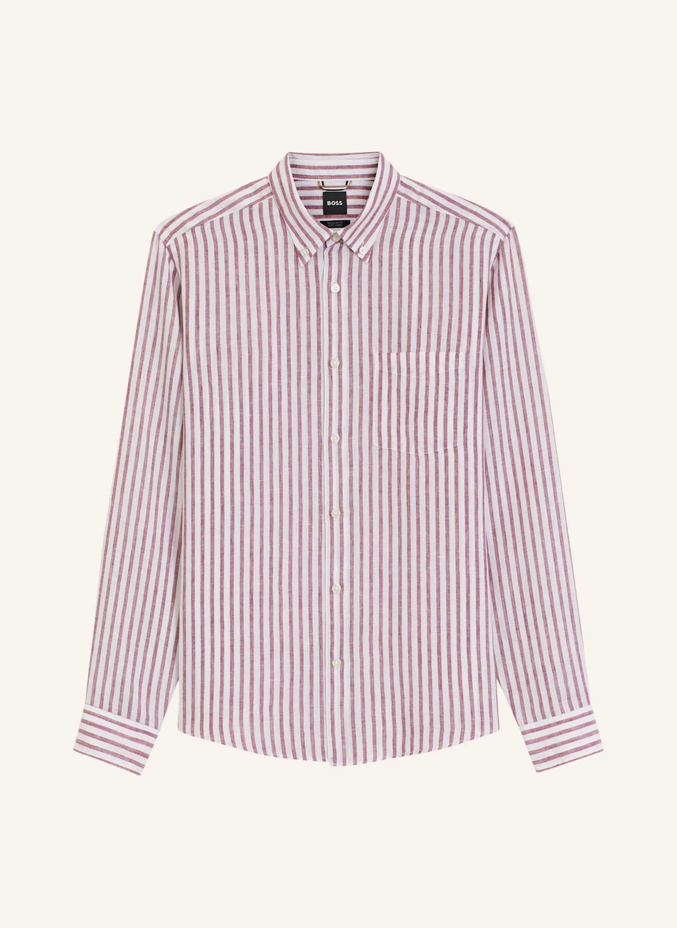 BOSS Casual Hemd C-LIAM-S-BD-P-262 Regular Fit: ROT