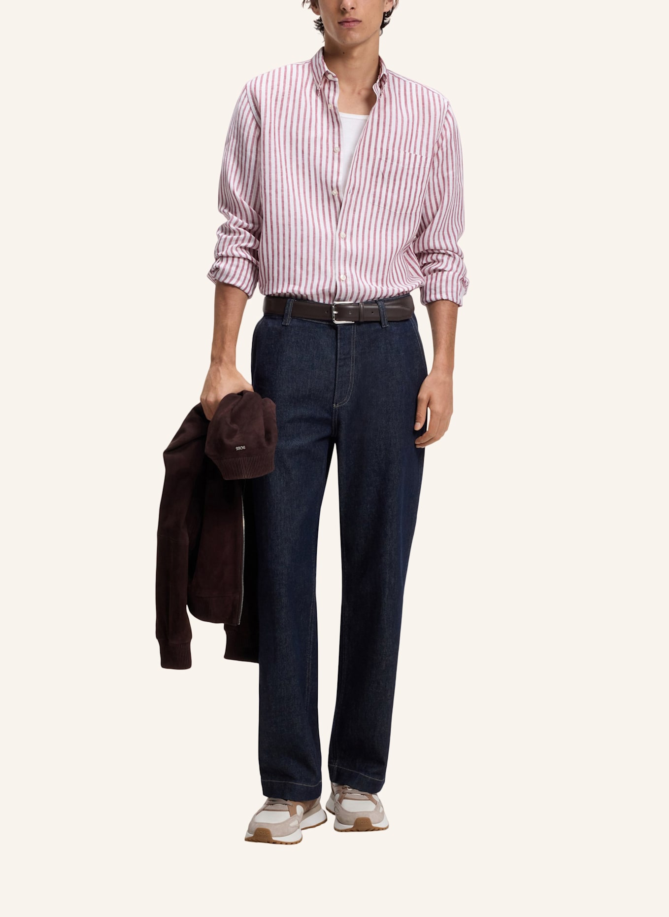 BOSS Casual Hemd C-LIAM-S-BD-P-262 Regular Fit: ROT