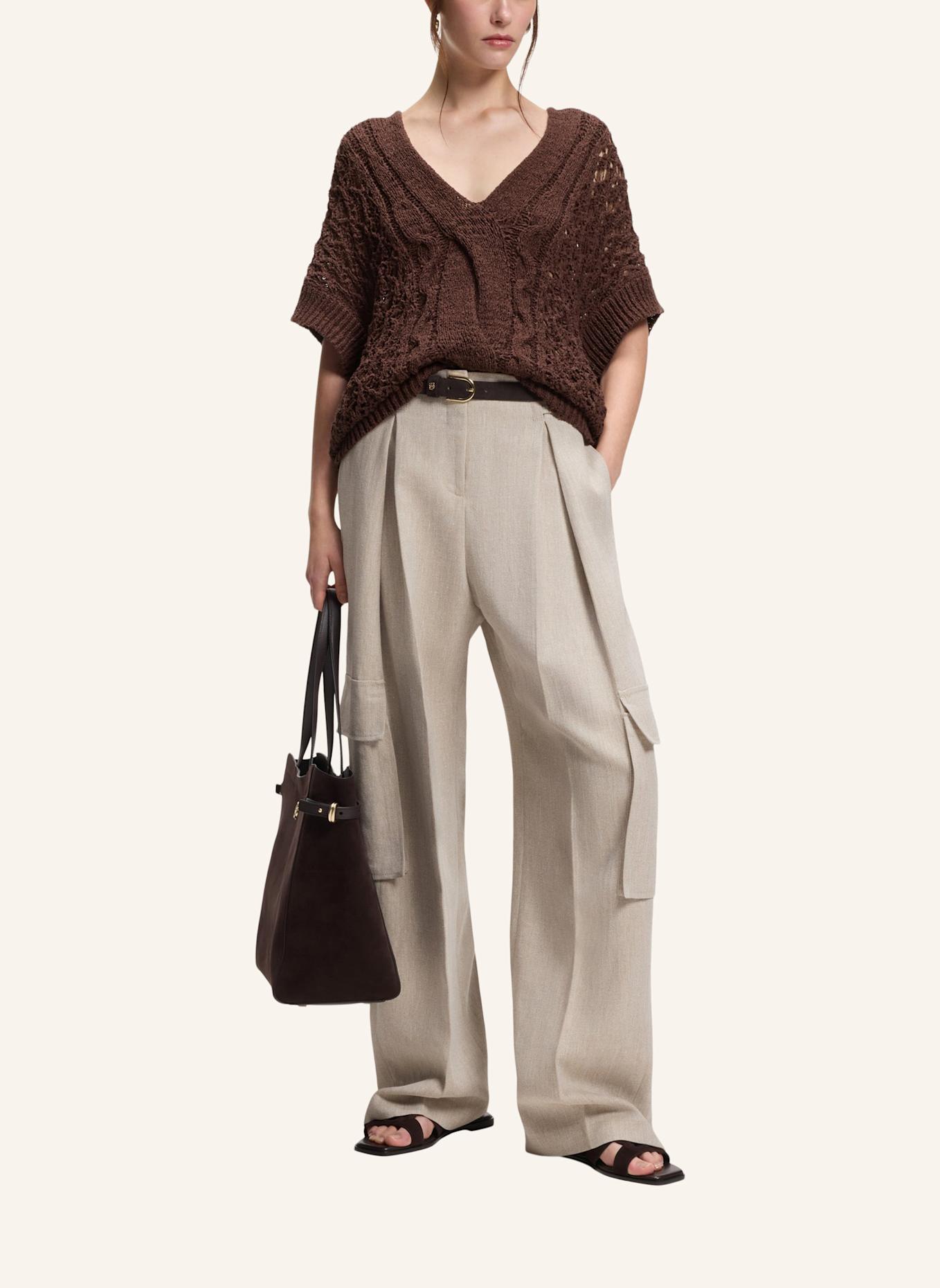 BOSS Casual Top FEONIA: DUNKELBRAUN