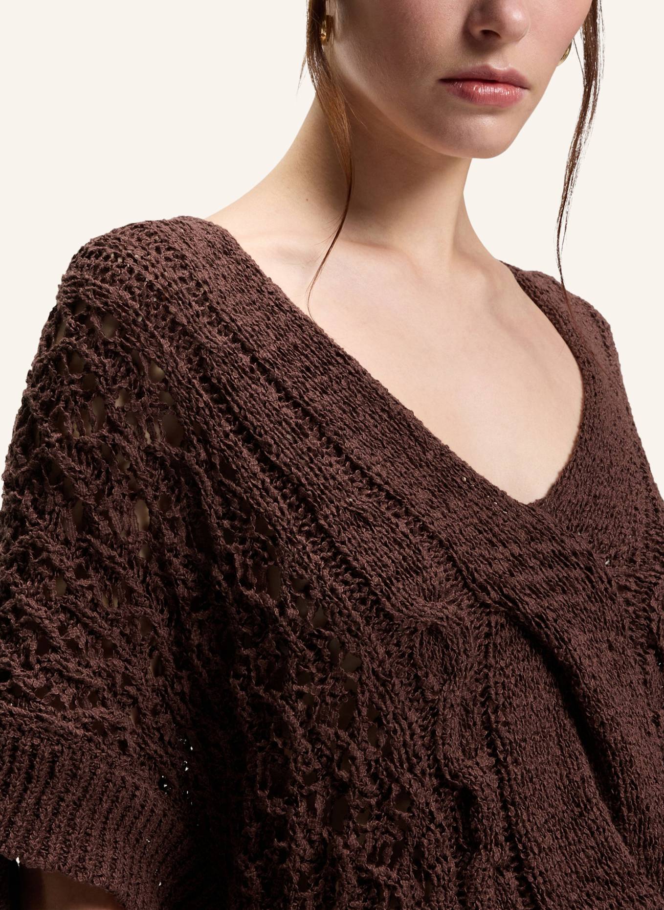 BOSS Casual Top FEONIA: DUNKELBRAUN