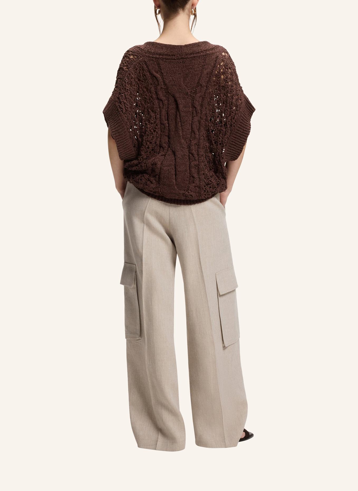 BOSS Casual Top FEONIA: DUNKELBRAUN